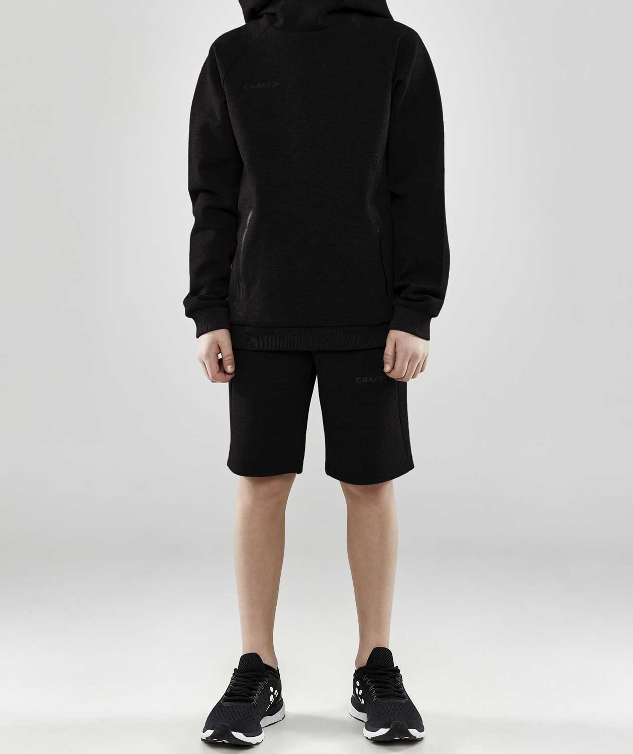 Craft Soul sweatshorts till barn, Svart