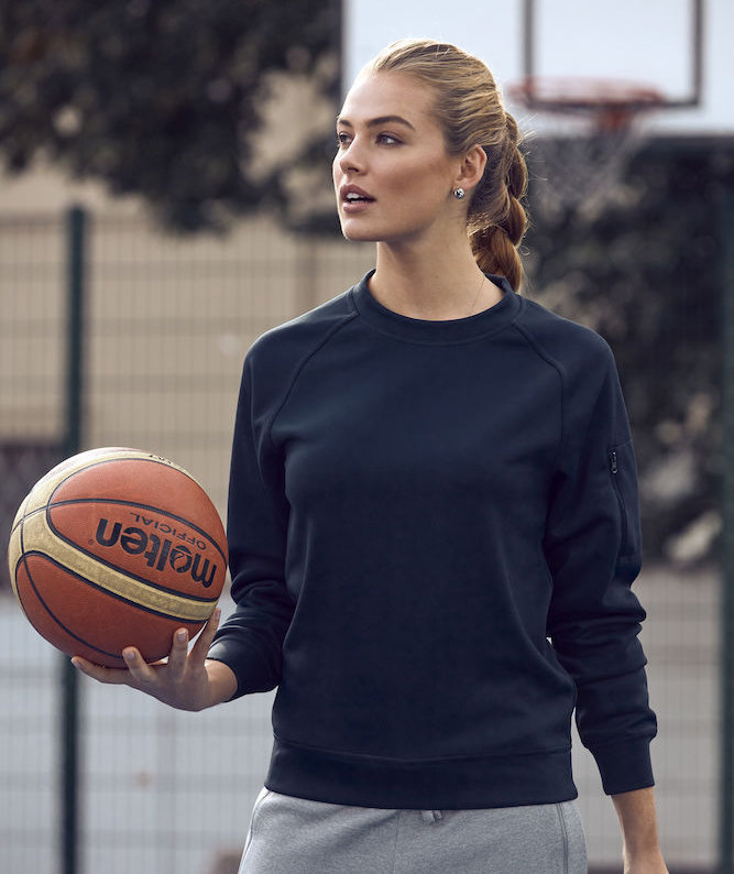Clique Basic Active  sweatshirt, M&ouml;rk Marinbl&aring;