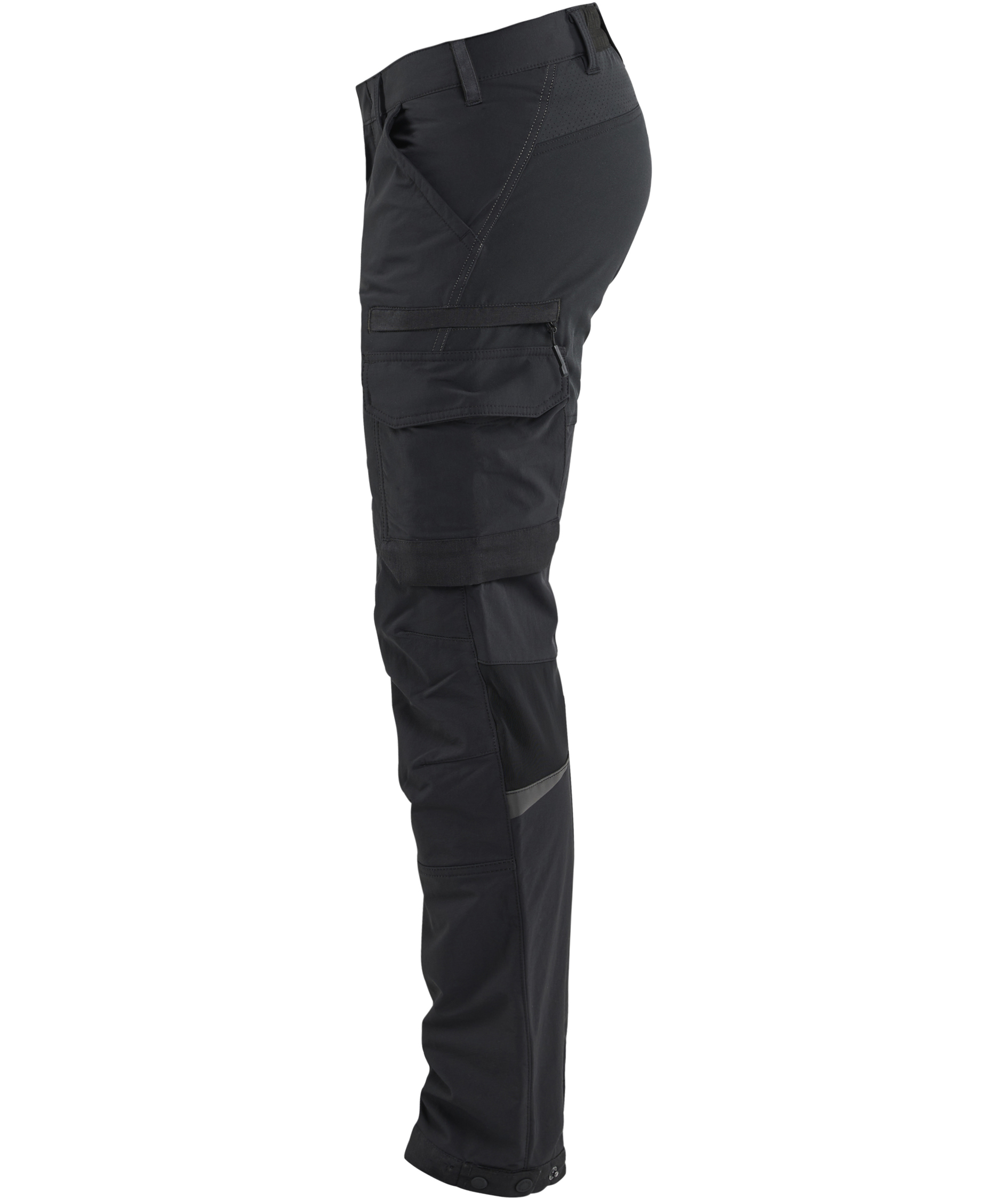 Bl&aring;kl&auml;der servicebukse full stretch, Svart/Gr&aring;, large image number 4