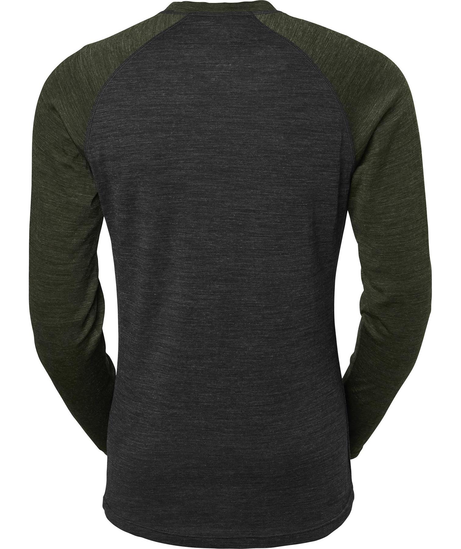 Matterhorn Haley Sweater mit Merinowolle, Schwarz/Gr&uuml;n