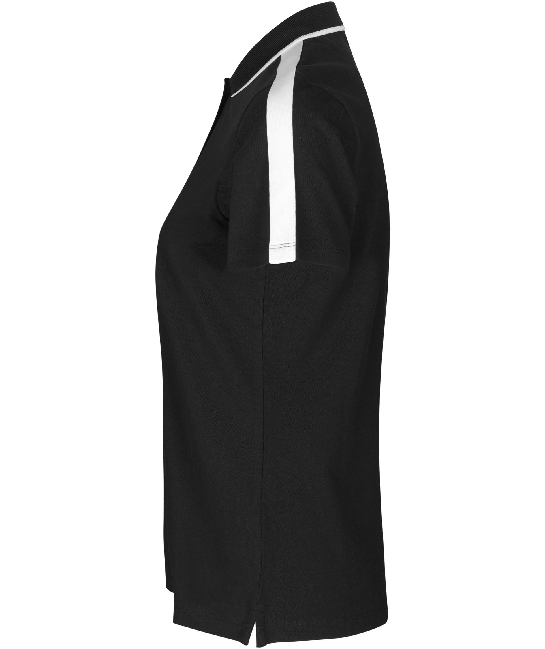 ID dame Polo T-shirt, Sort, large image number 2