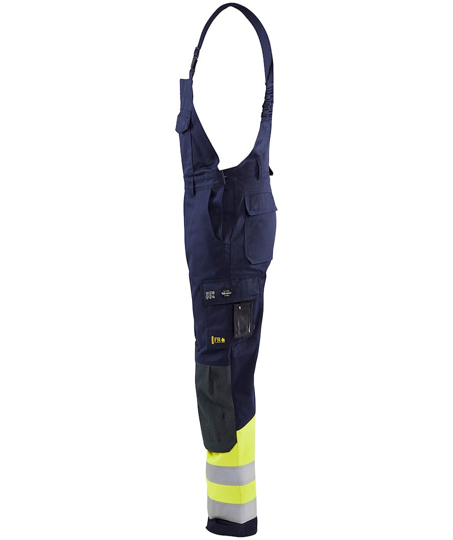 Bl&aring;kl&auml;der Multinorm h&auml;ngselbyxa, Marin/Hi-Vis gul, large image number 3