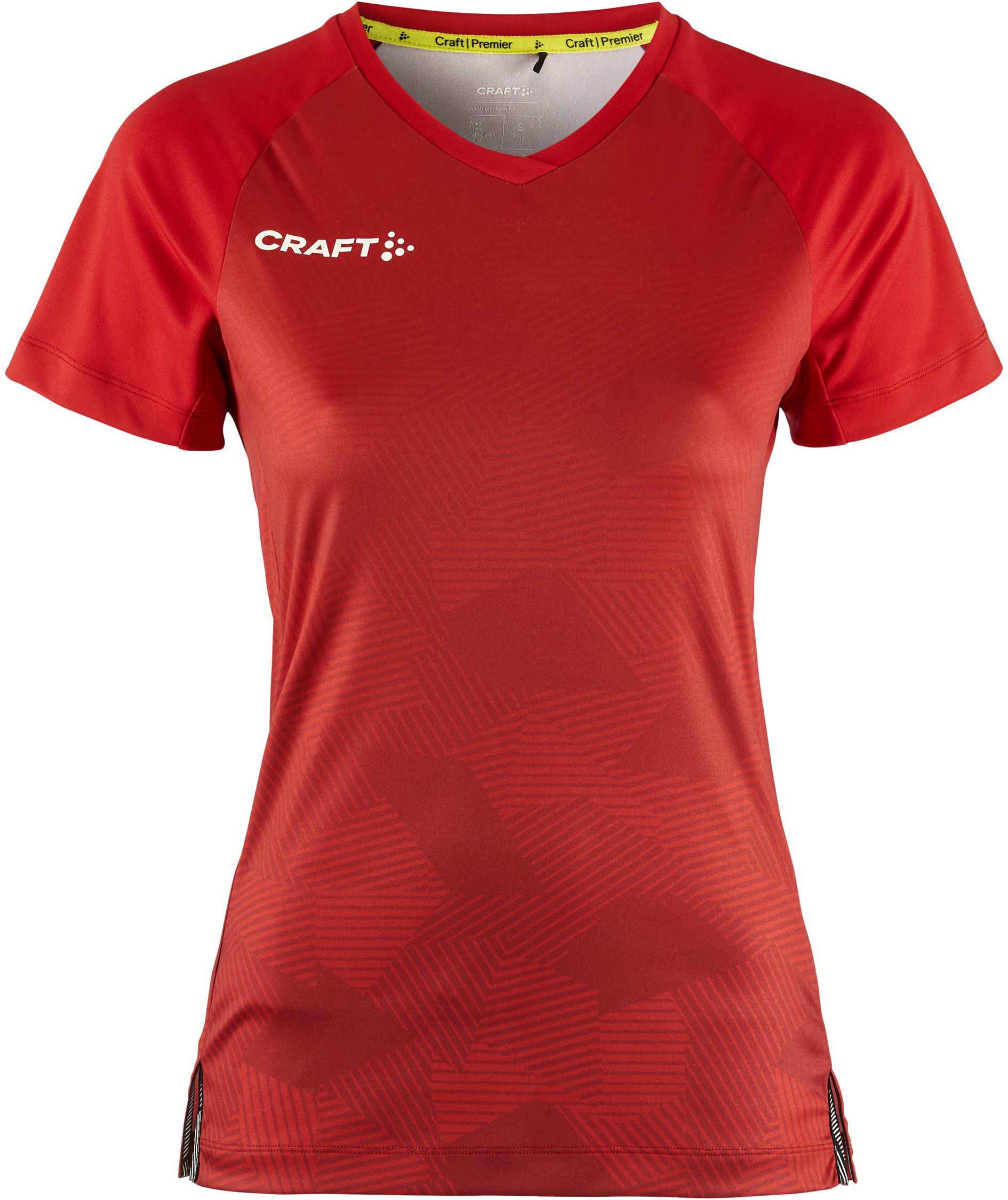 Craft Premier Fade Jersey Damen T-Shirt, Bright red, Bright red, swatch