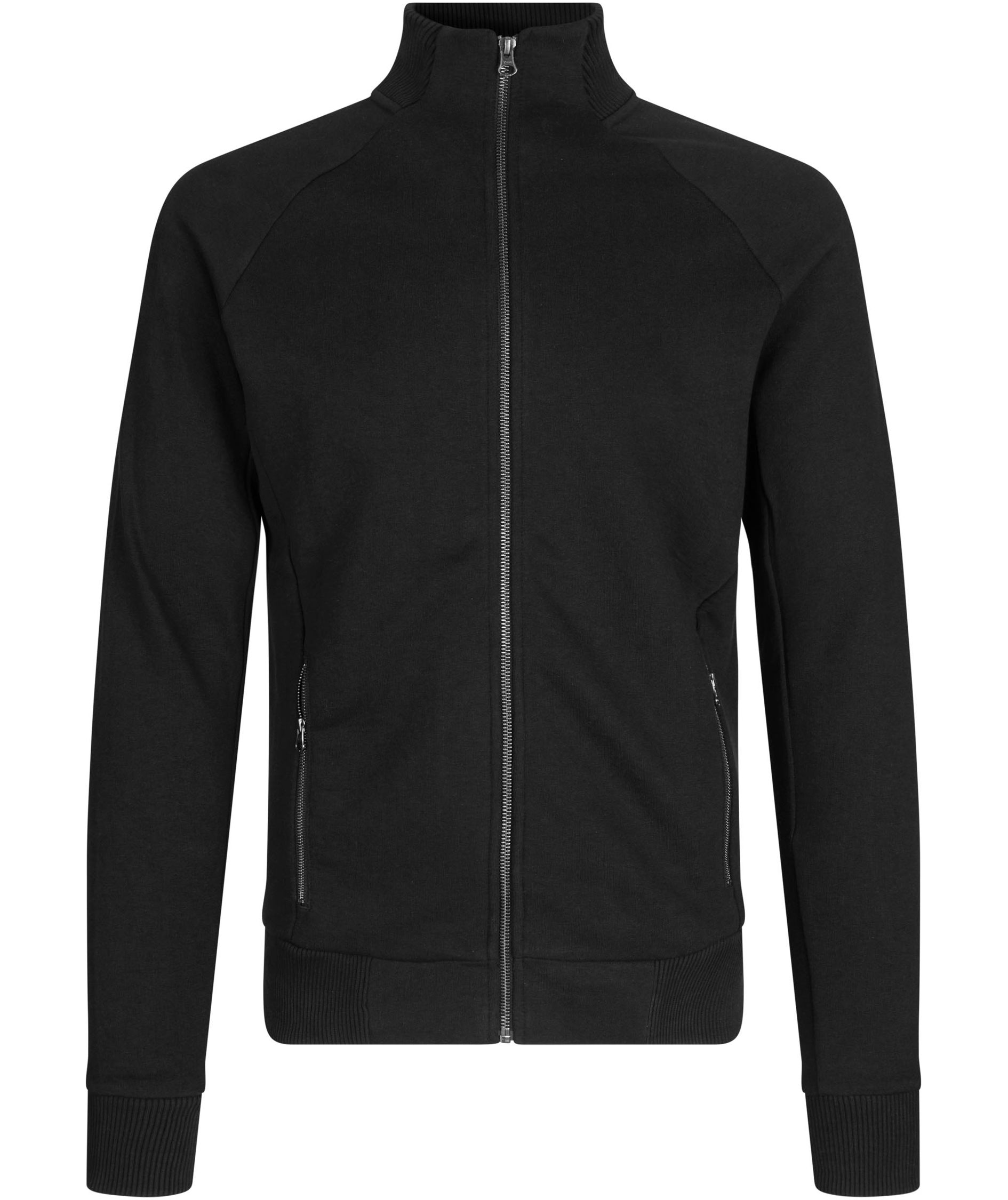 ID Cardigan mit Rei&szlig;verschluss, Schwarz, Schwarz, swatch