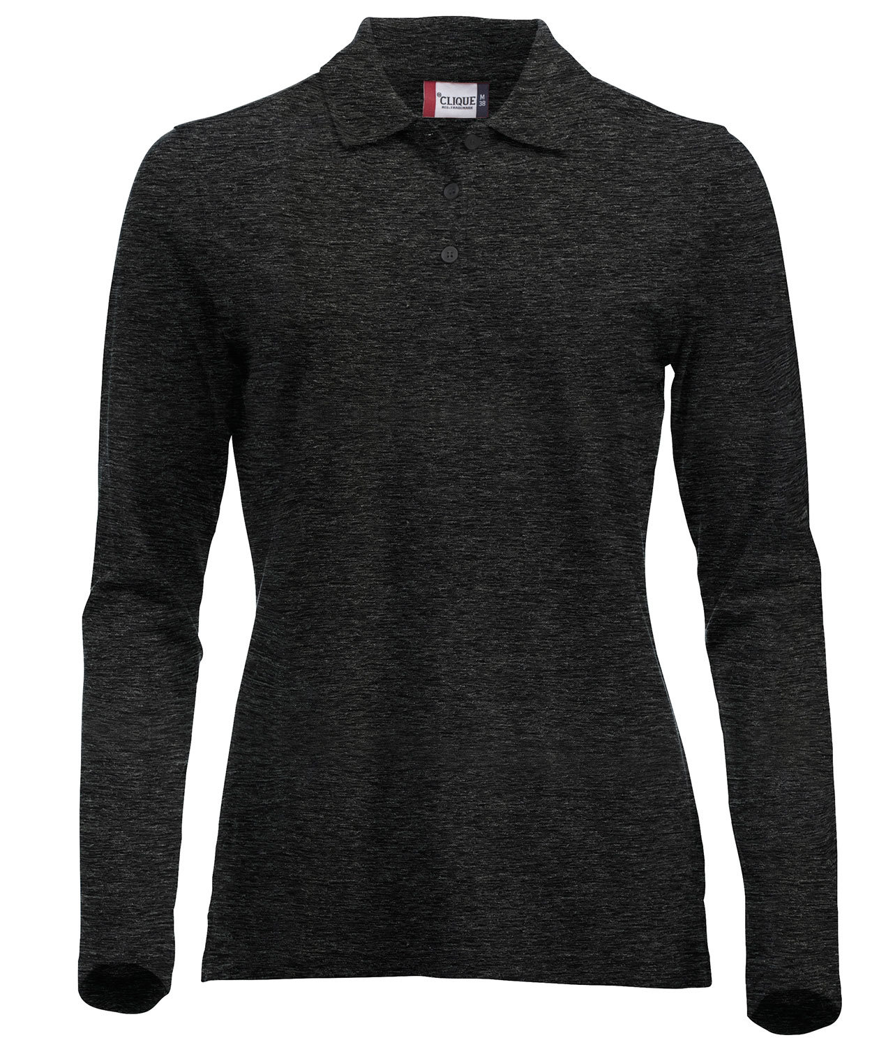 Clique Classic Marion l&aring;ng&auml;rmad pik&eacute;tr&ouml;ja dam, Antracitmelerad