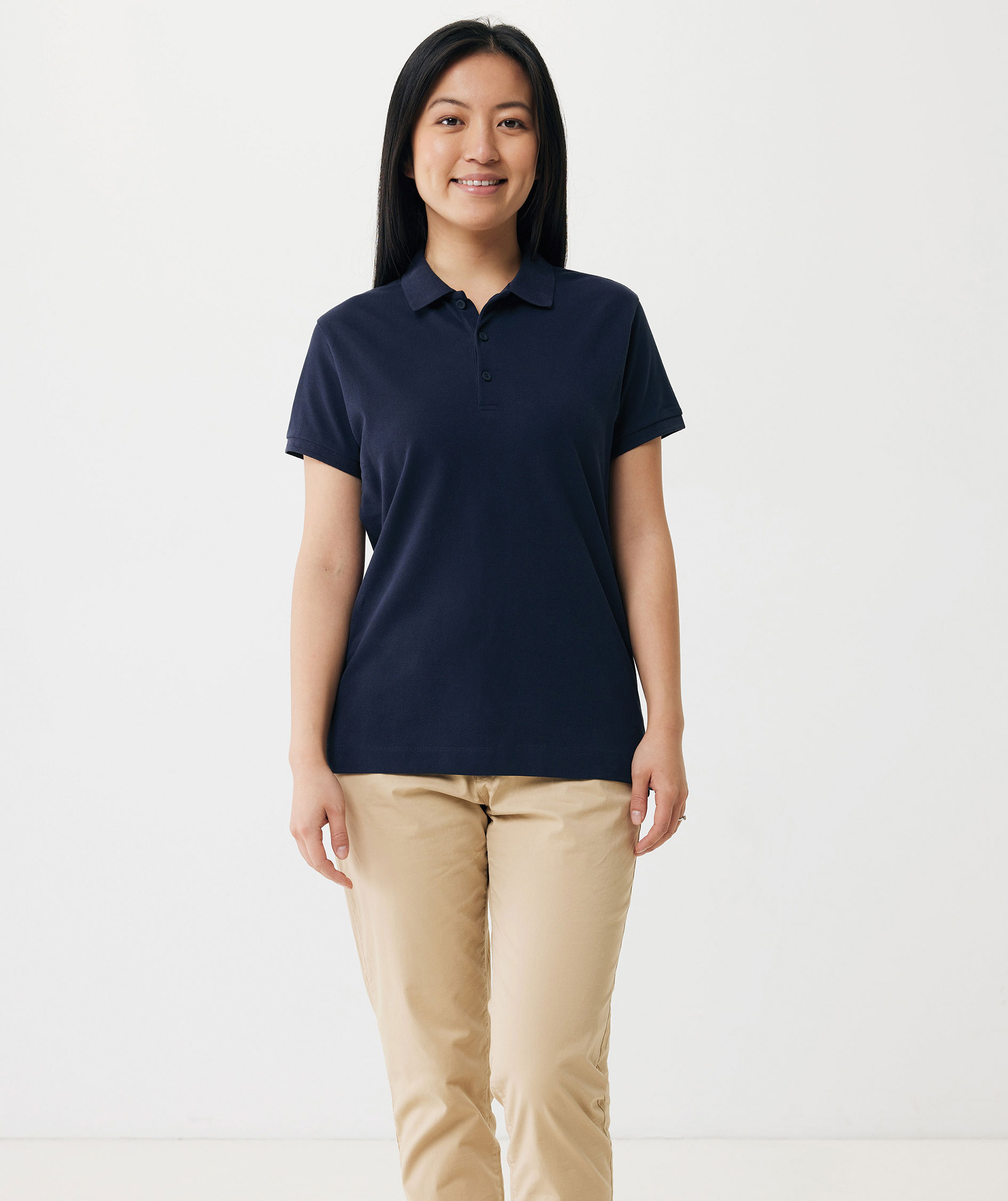 Iqoniq Yosemite Damen Poloshirt, Marineblau