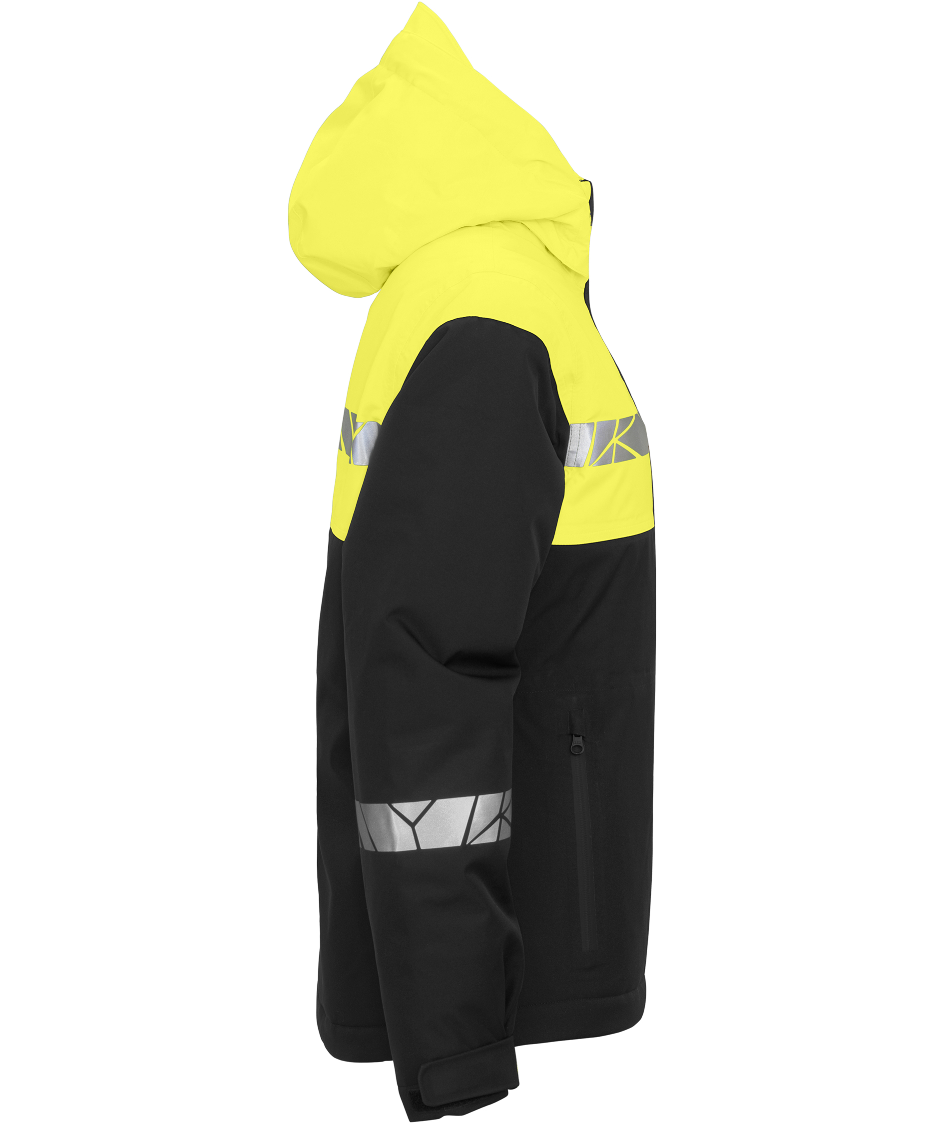 ProJob women's winter jacket 7420, Black/Yellow, large image number 2