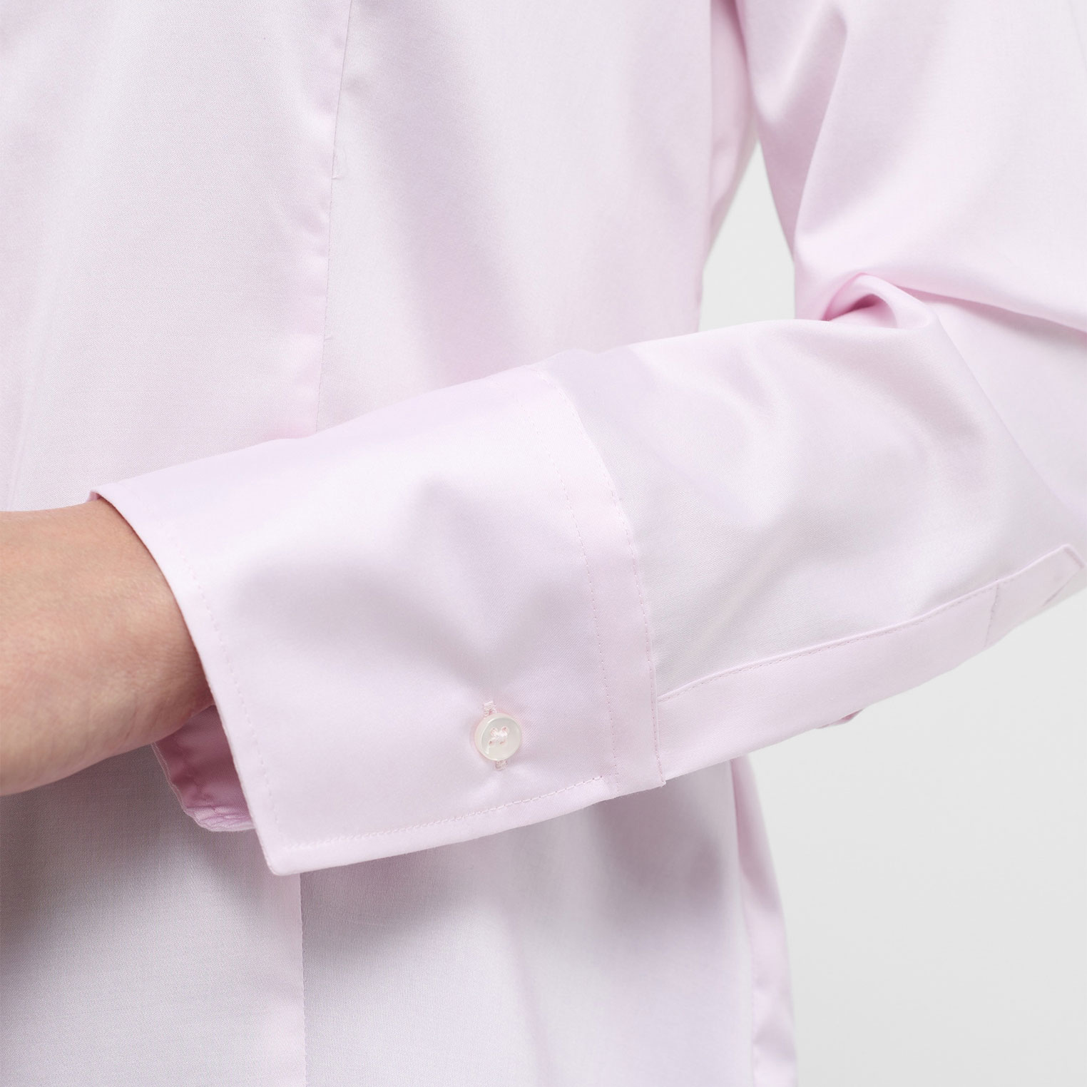 Eterna Satin Stretch ladies shirt - Modern Fit, Rose, large image number 3