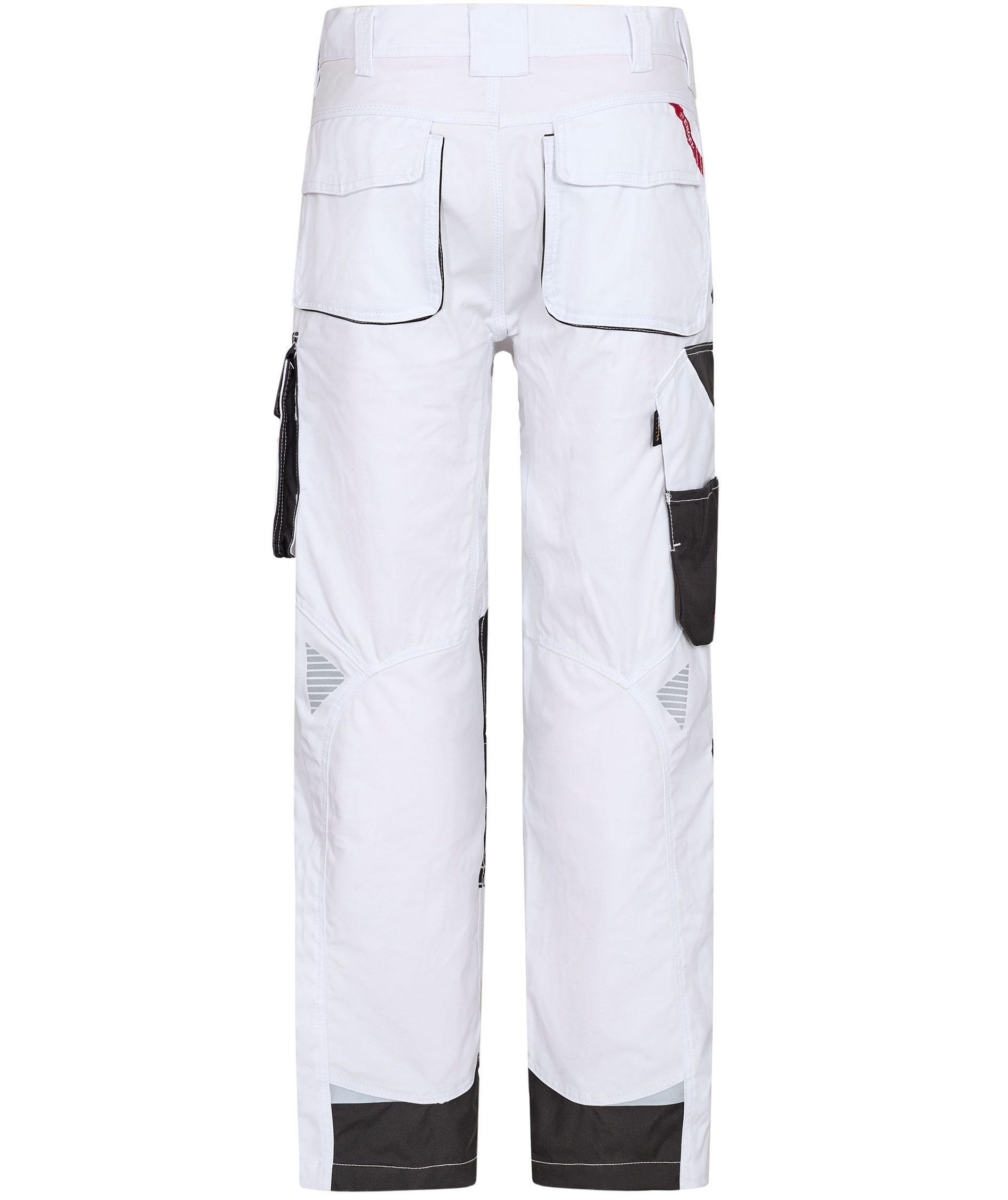 Engel Galaxy arbeidsbukse, Hvit/Antrasittgr&aring;, large image number 2