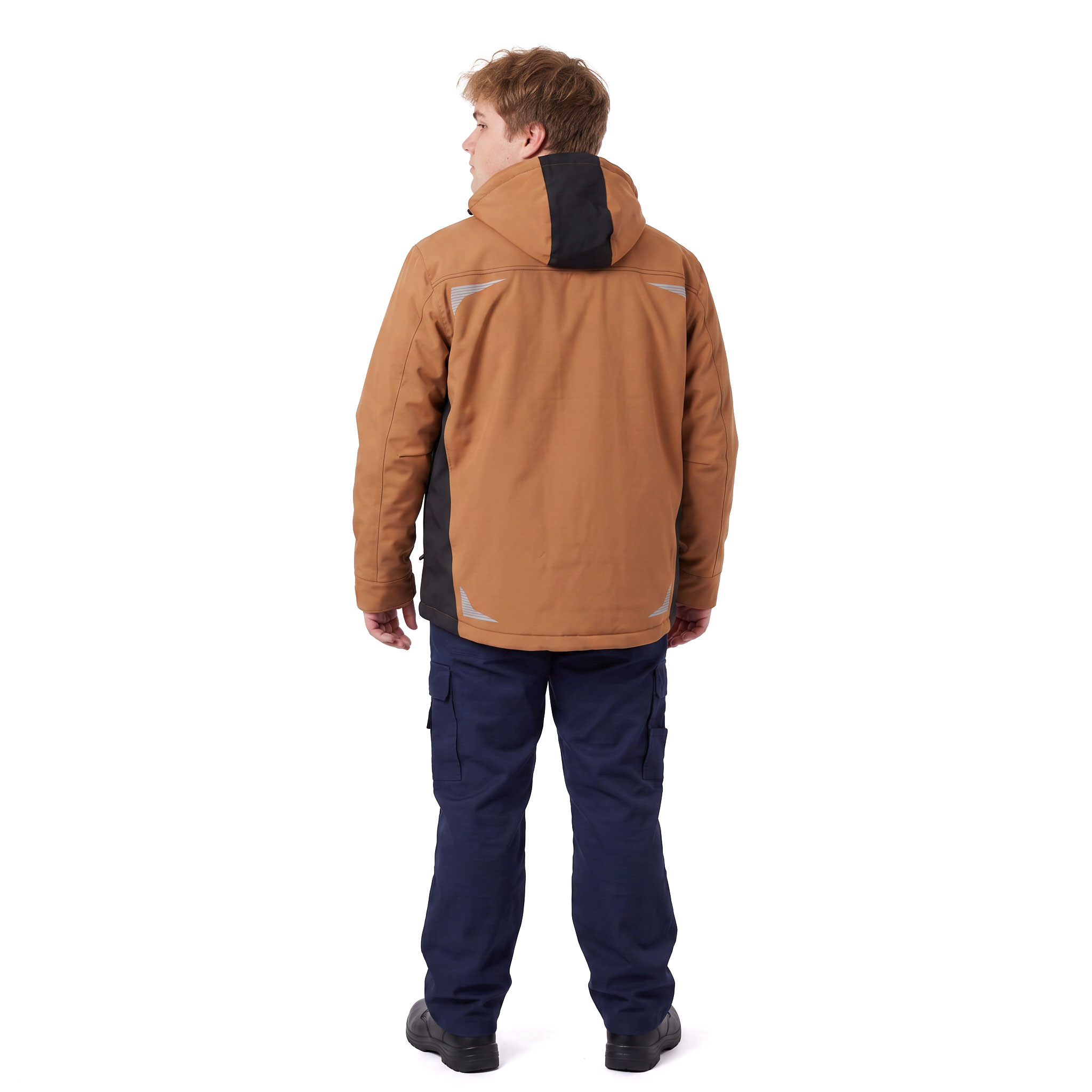 J.A.K. winther softshell jacket 1628, Camel/black, large image number 3