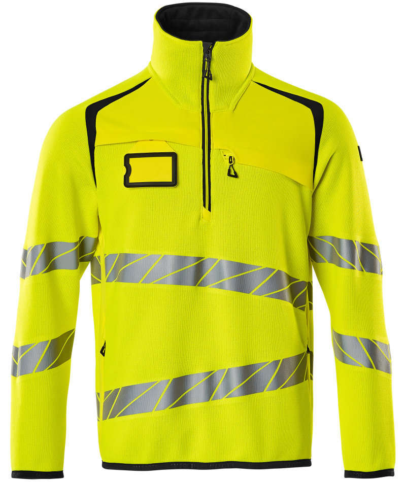 Mascot Accelerate Safe strikket genser, Hi-vis Gul/Svart, Hi-vis Gul/Svart, swatch