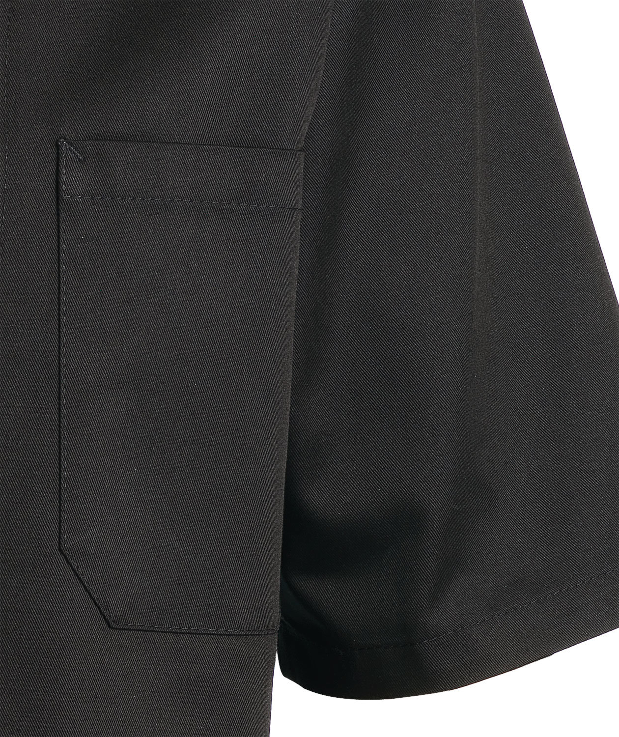 Kentaur kortermet kokkejakke, Svart, large image number 2