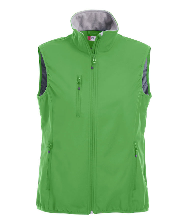 Clique Basic Damen Softshellweste, Apfelgr&uuml;n