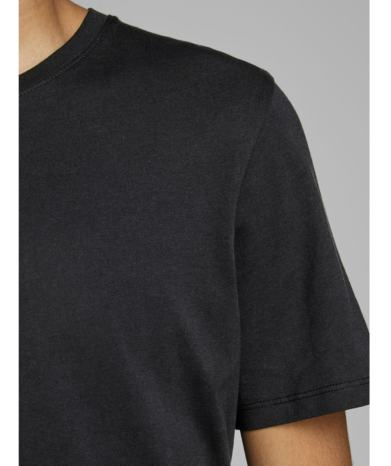 Jack & Jones JJEORGANIC basic T-shirt, Svart, large image number 3