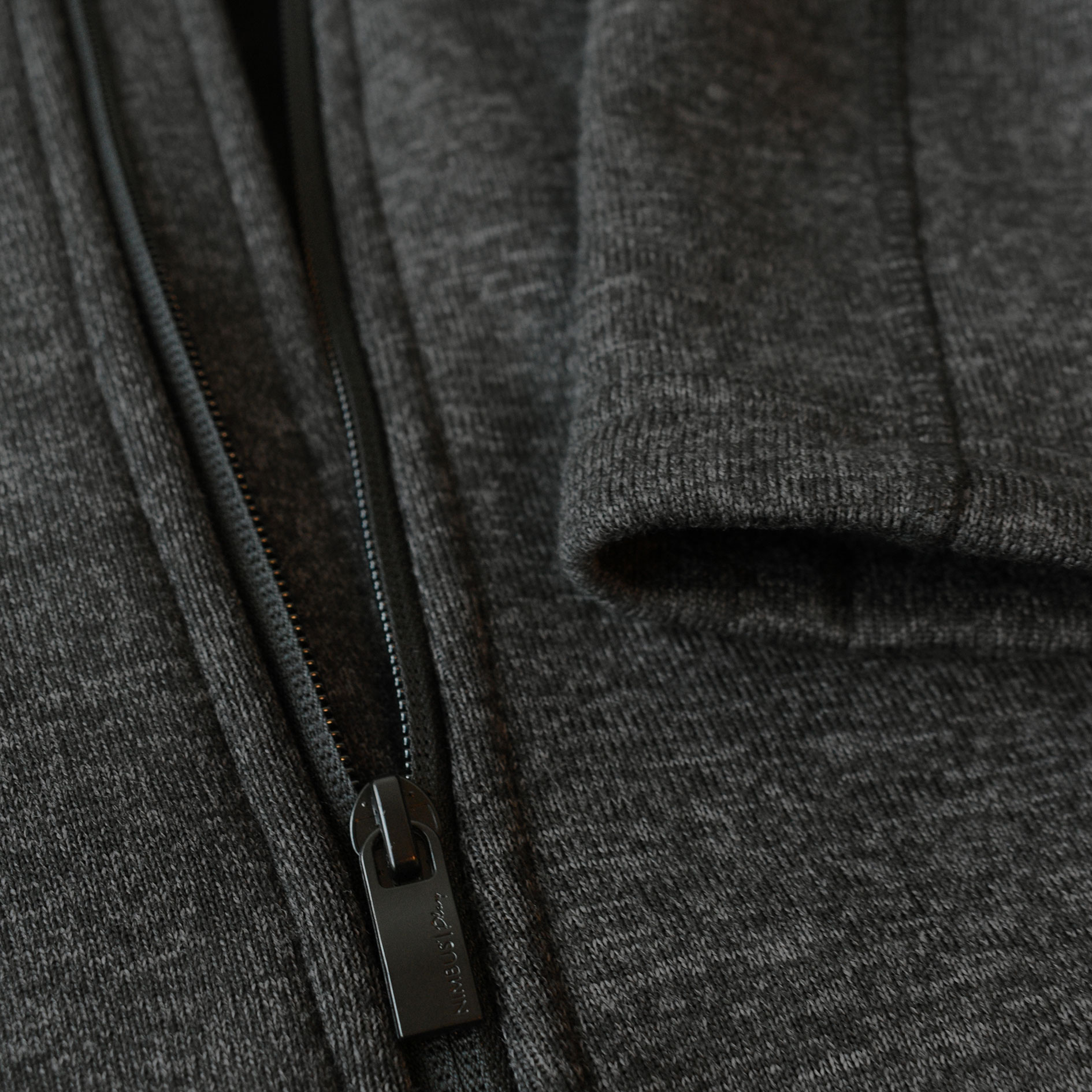 Nimbus Play Montana knitted fleece jacket, Dark Grey Melange, large image number 4