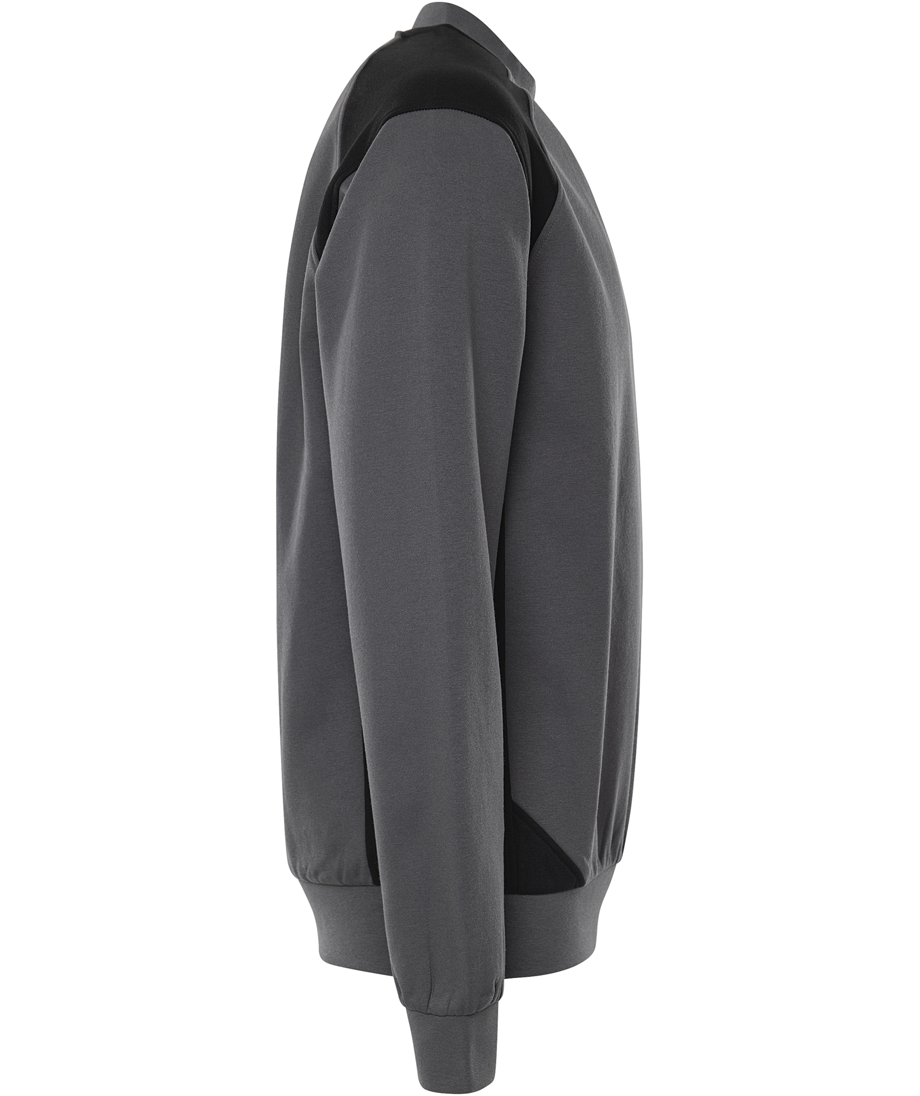 Fristads sweatshirt 7048 GSM, Gr&aring;/Svart, large image number 2