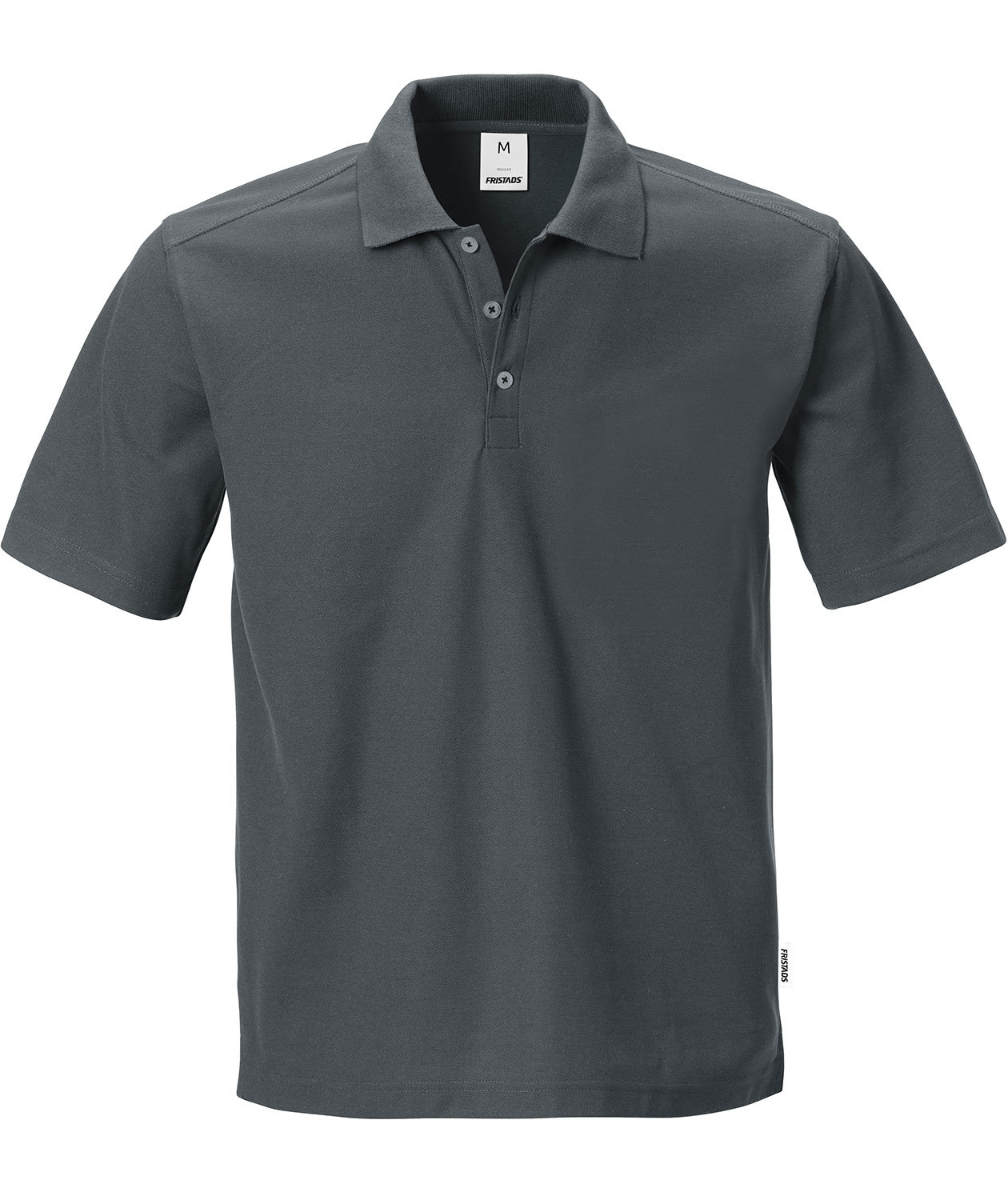 Fristads kort&aelig;rmet polo T-shirt 7392, M&oslash;rkegr&aring;