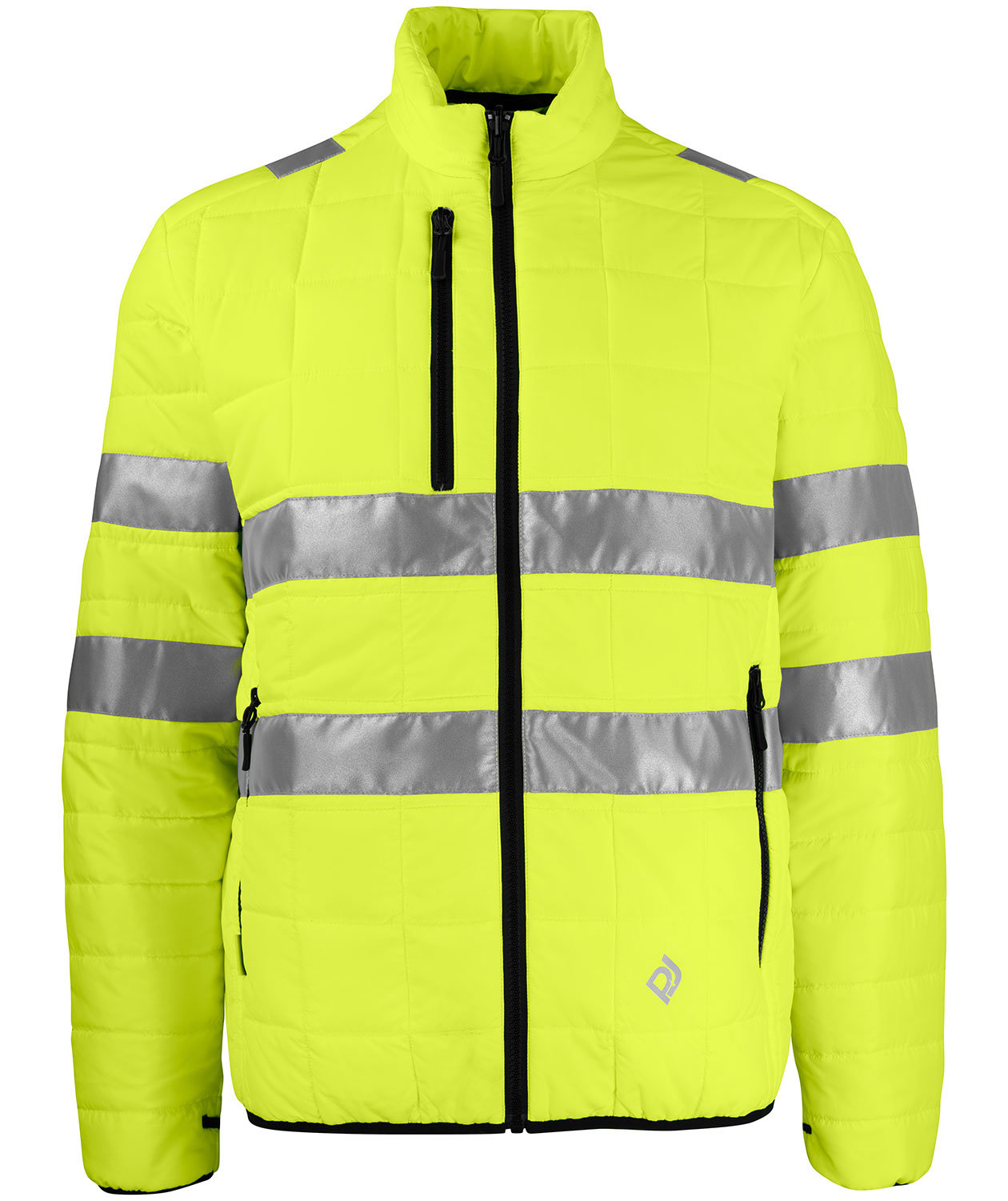 ProJob vadderad arbetsjacka 6444, Varsel Gul/Svart