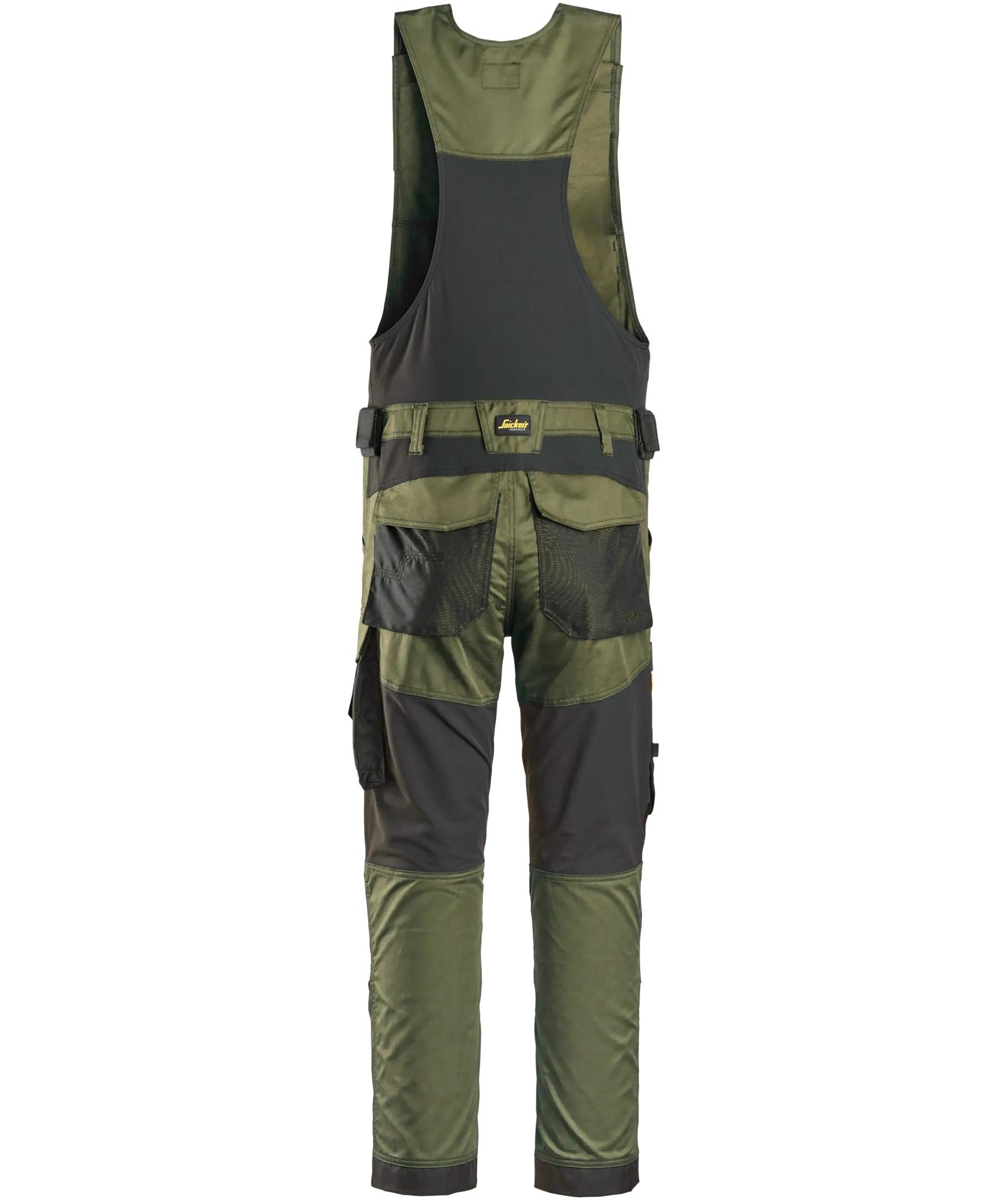 Snickers AllroundWork v&auml;stbyxa 6023, Khaki Green/Black
