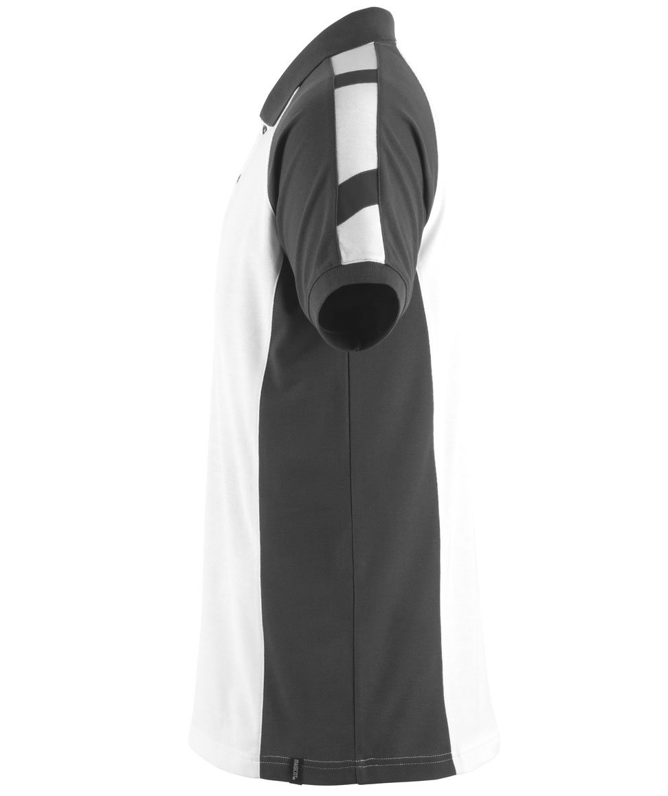 Mascot Bottrop polo T-skjorte, Hvit/M&oslash;rk&nbsp;Antrasittgr&aring;, large image number 1