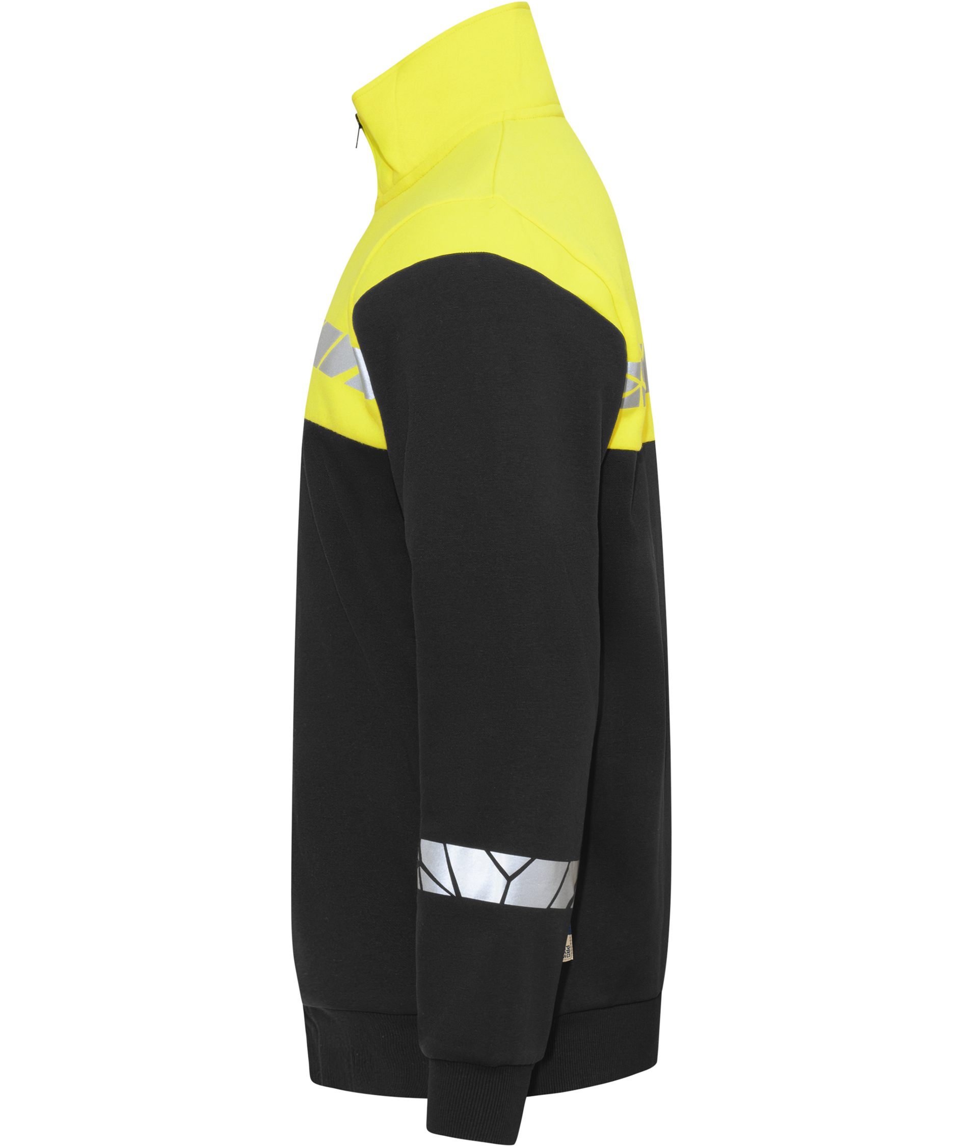 ProJob cardigan 7103, Svart/Gul, large image number 5