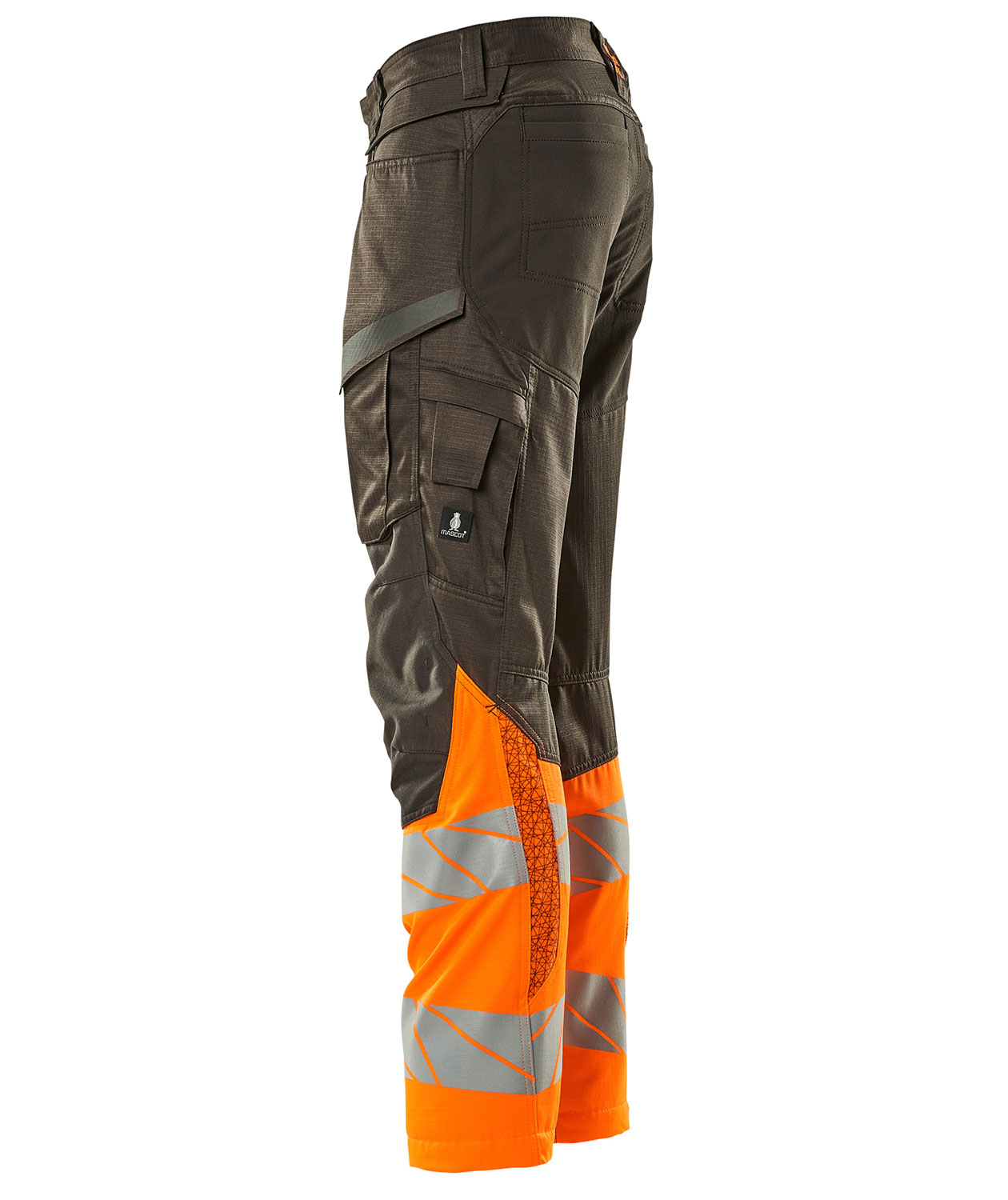 Mascot Accelerate Safe Arbeitshose, Dunkles Anthrazit/Hi-Vis Orange, large image number 3