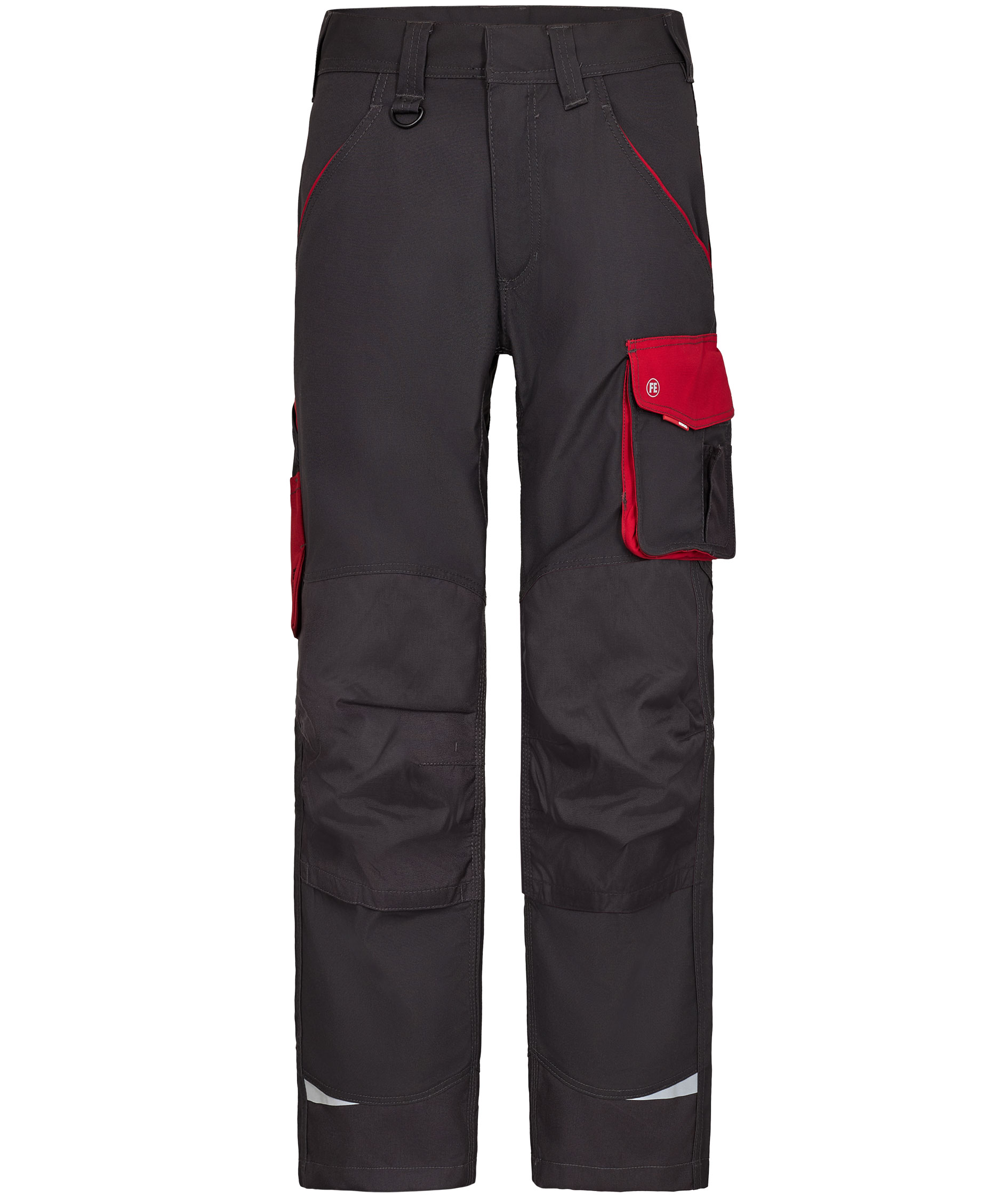 Engel Galaxy Arbetsbyxa, Antracitgr&aring;/Tomatr&ouml;d, Antracitgr&aring;/Tomatr&ouml;d, swatch