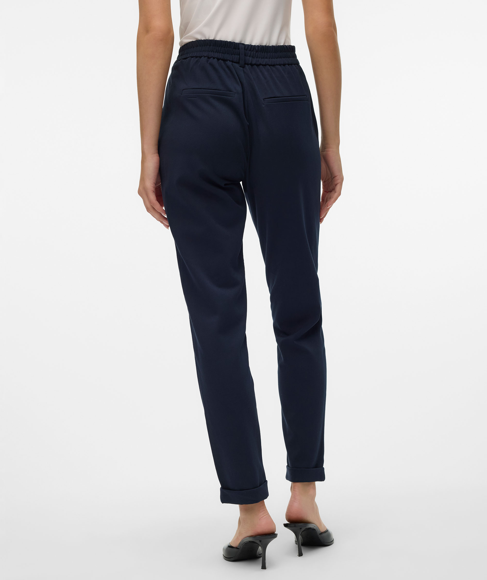 Vero Moda VMMAYA LOOSE SOLID women's trousers, Night Sky, large image number 2