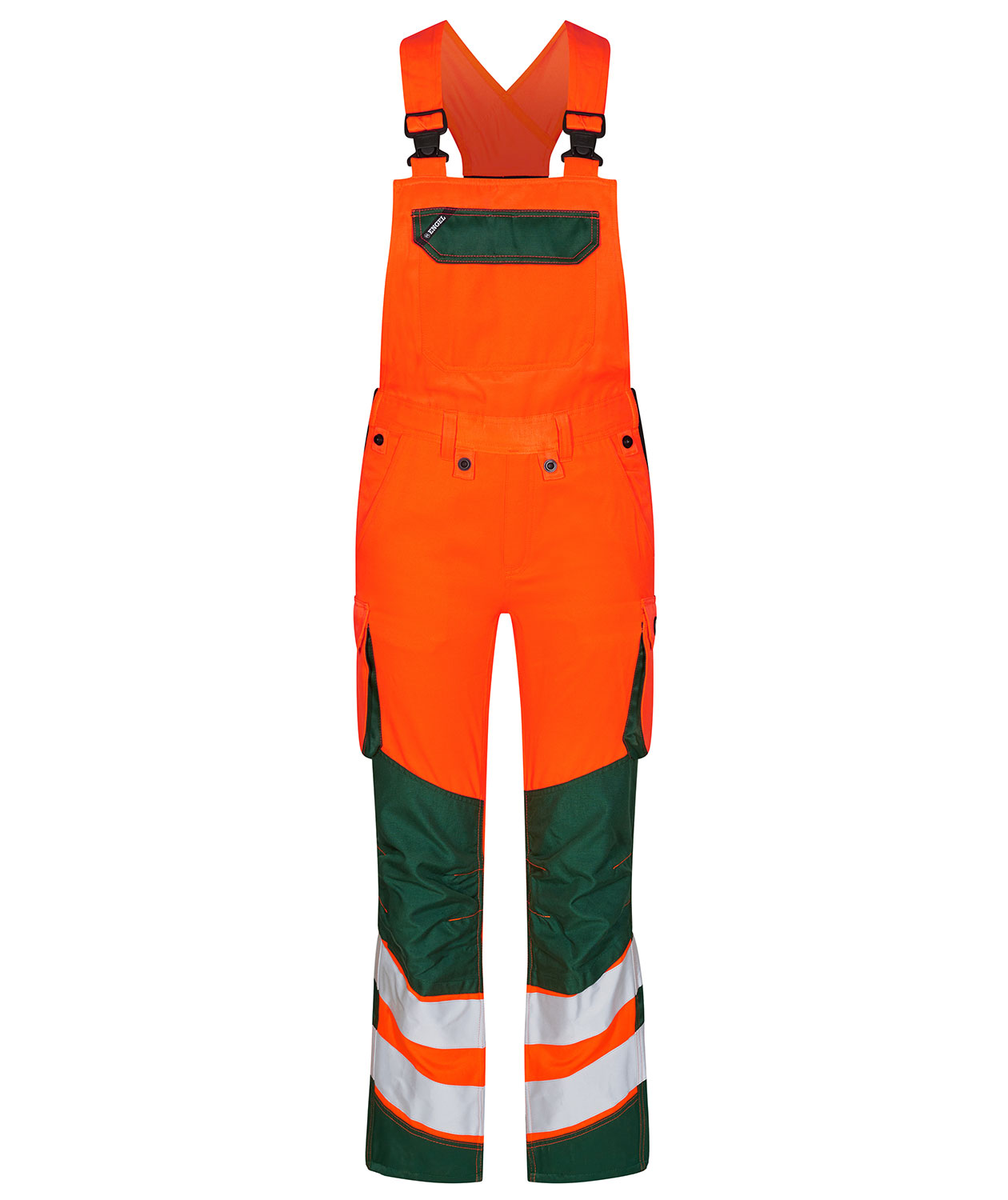 Engel Safety Light h&auml;ngselbyxa dam, Varsel Orange/Gr&ouml;n, large image number 0