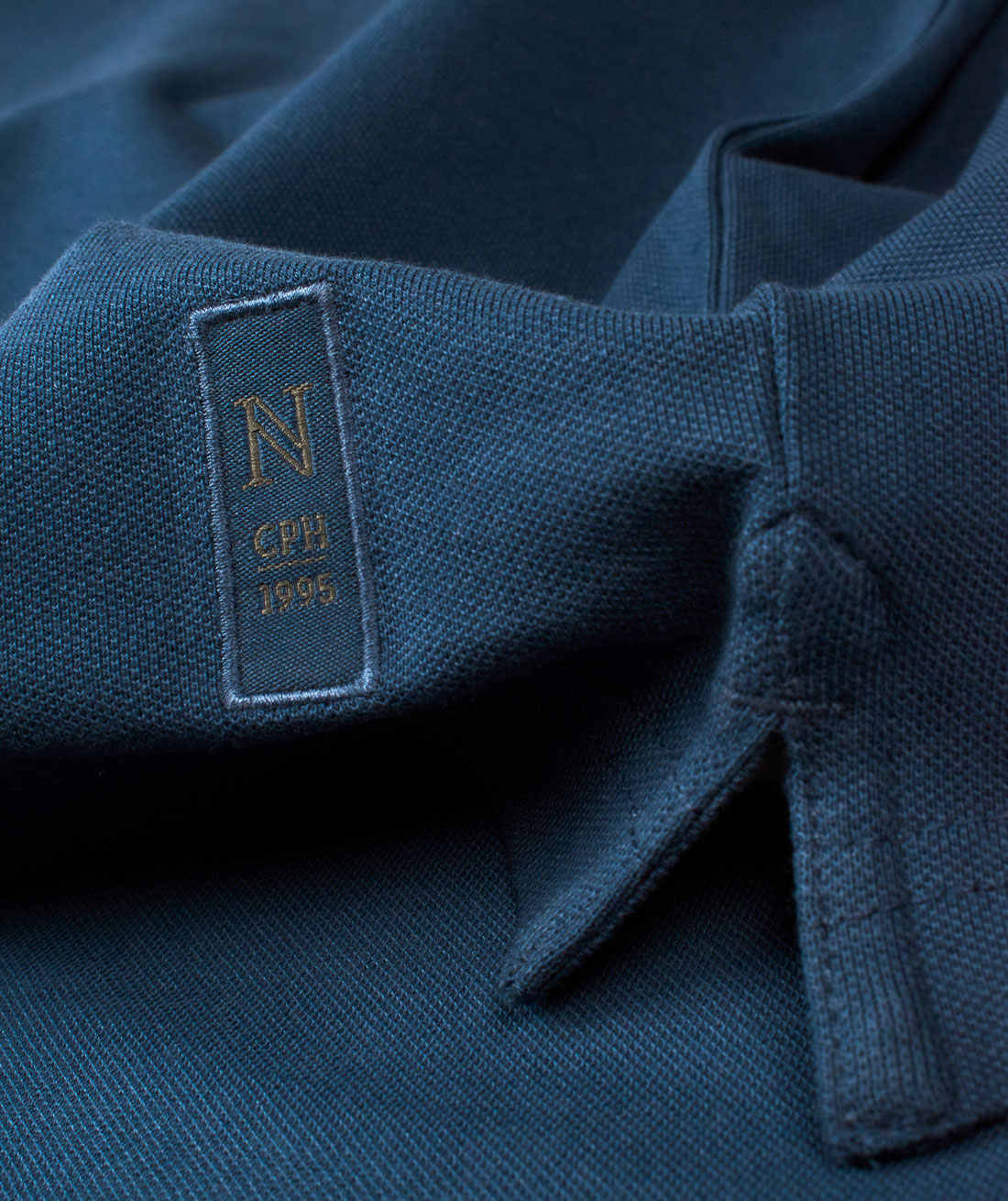 Nimbus Harvard Polo T-shirt, Indigobl&aring;, large image number 5