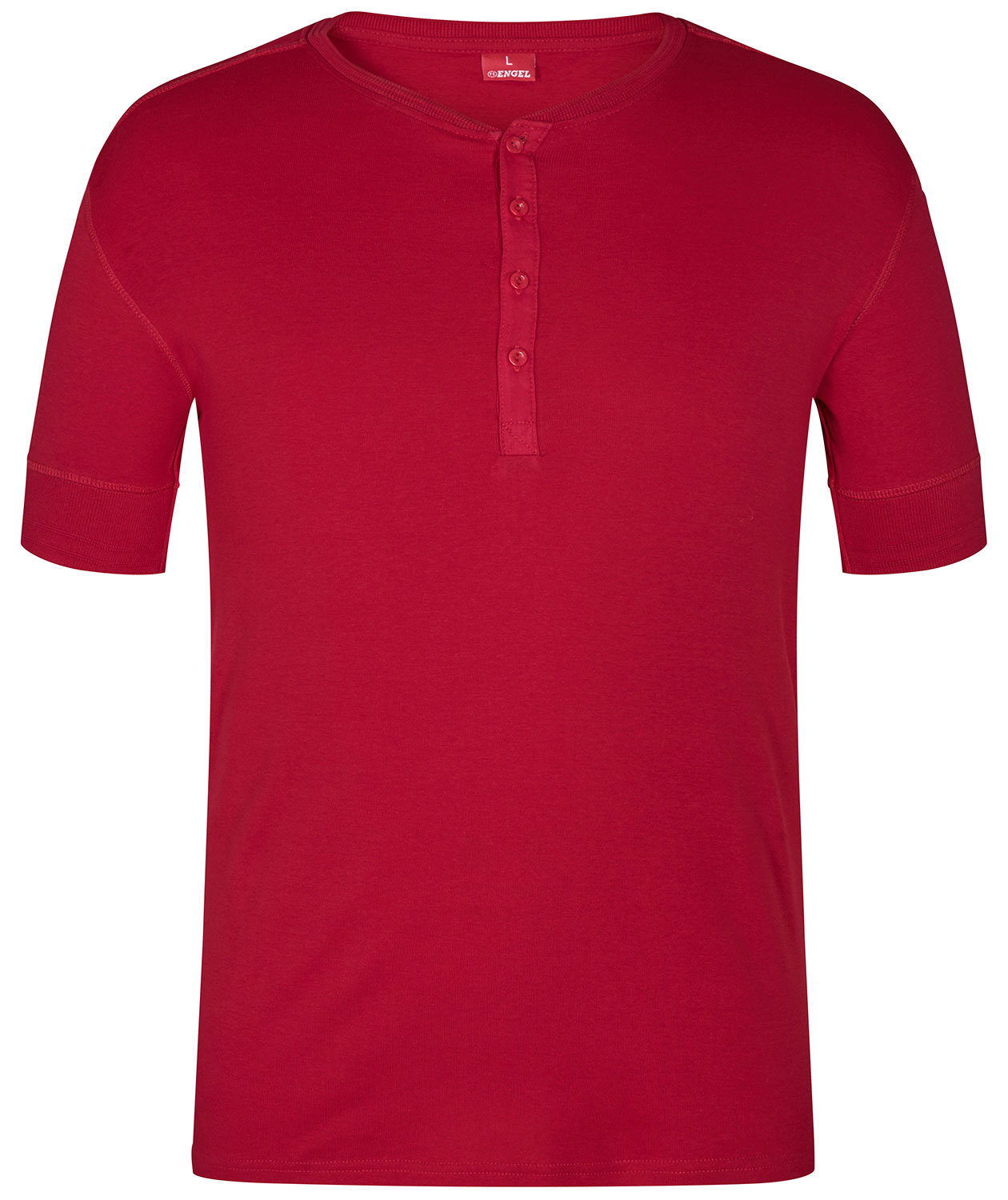 Engel Extend Grandad kortermet T-skjorte, Tomato Red, Tomato Red, swatch