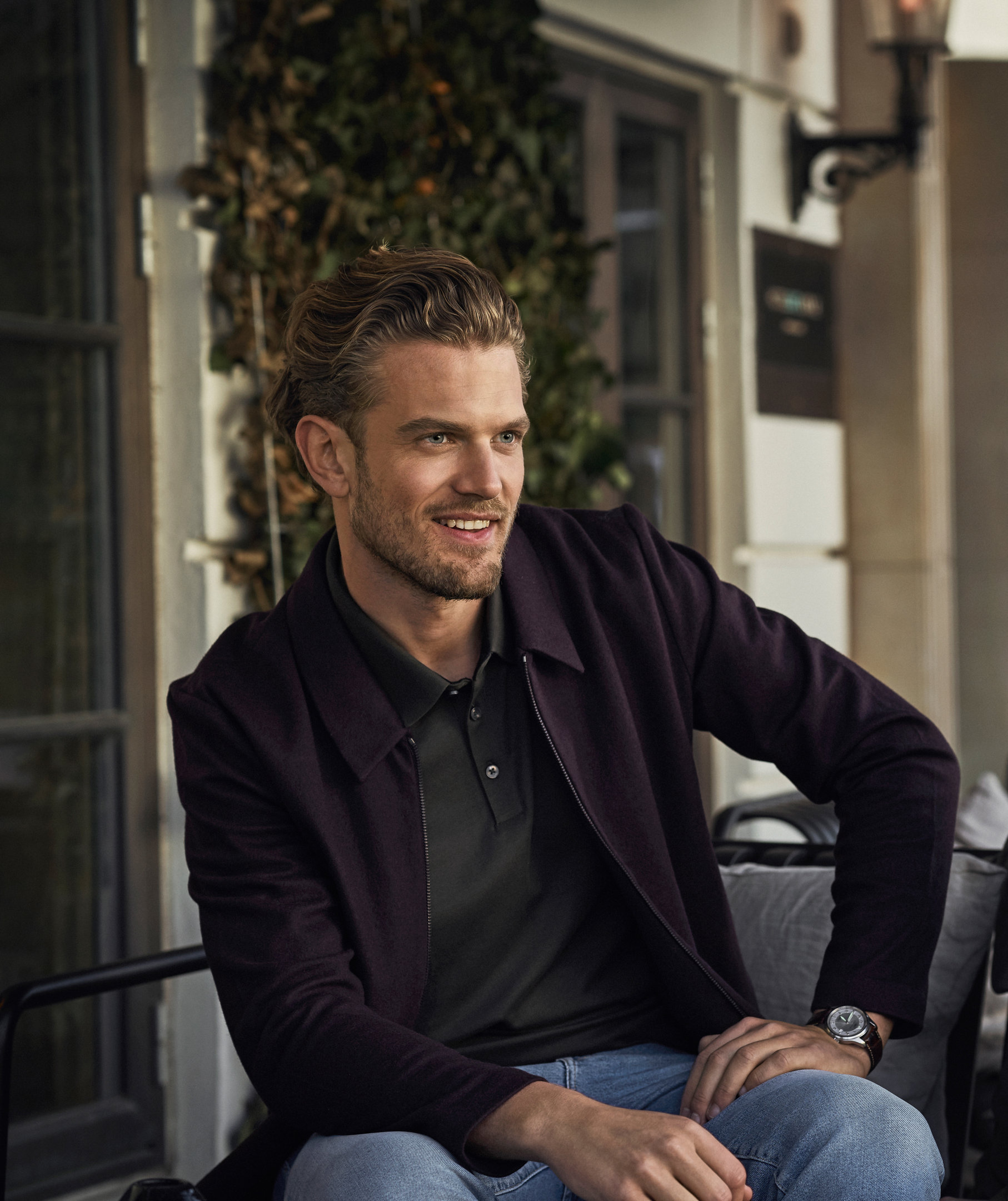 Seven Seas polo shirt, Dark Grey Melange, large image number 4