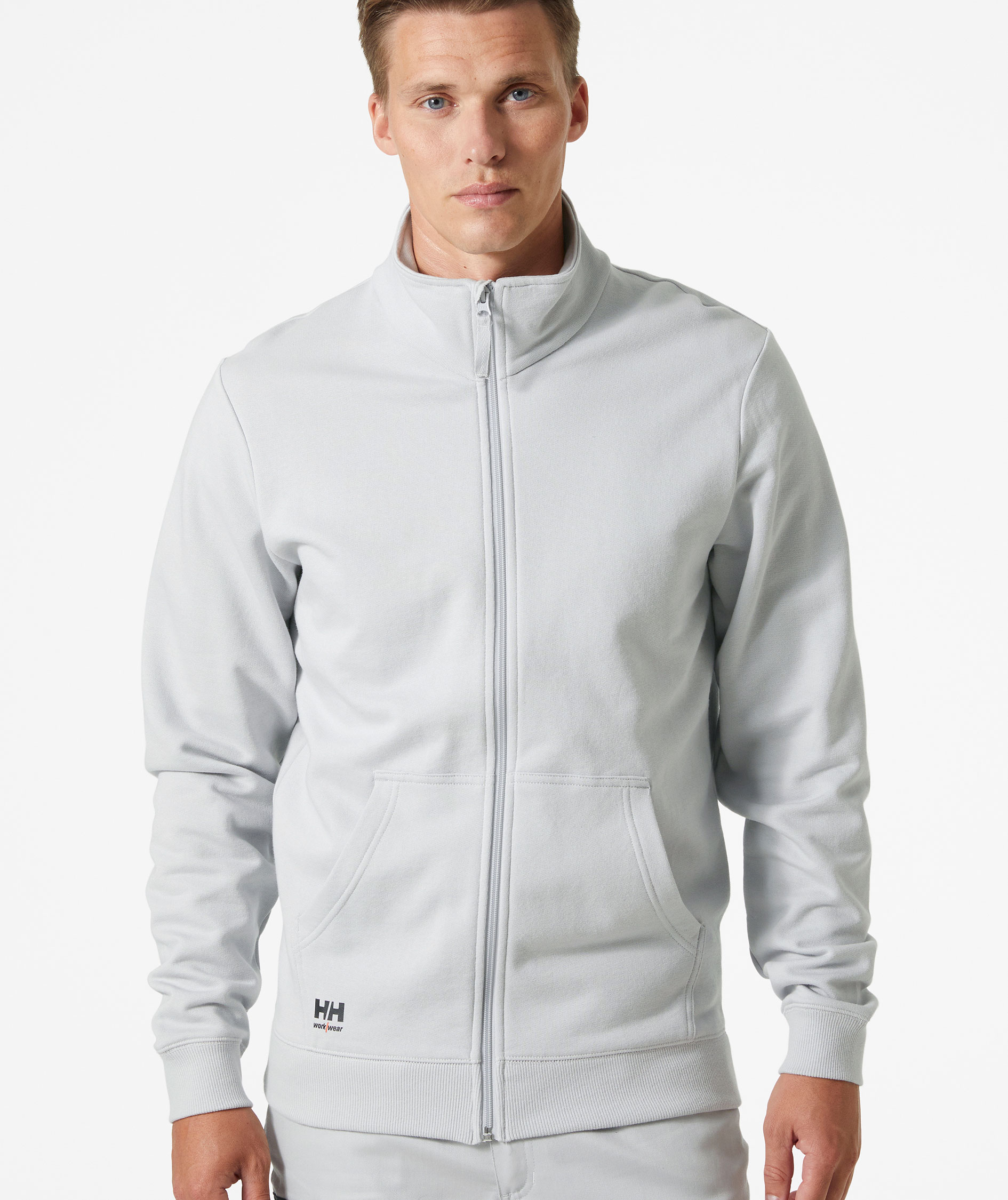 Helly Hansen Classic cardigan, Grey fog, Grey fog, swatch