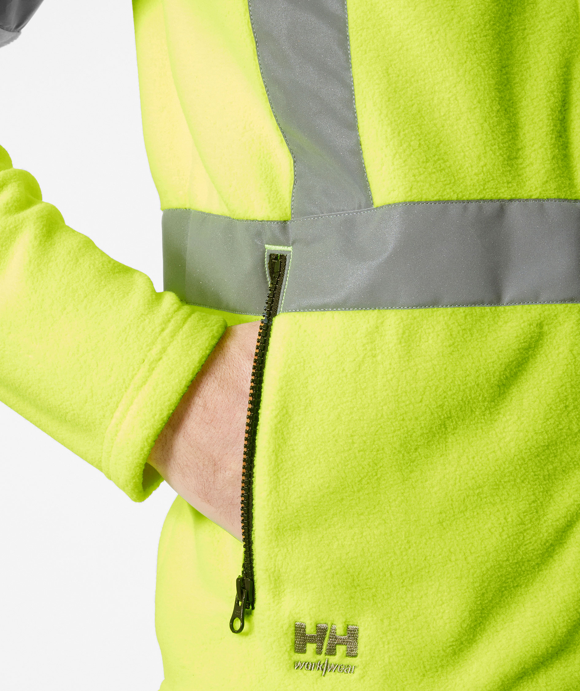 Helly Hansen UC-ME fleecejacka, Varsel Gul, large image number 4