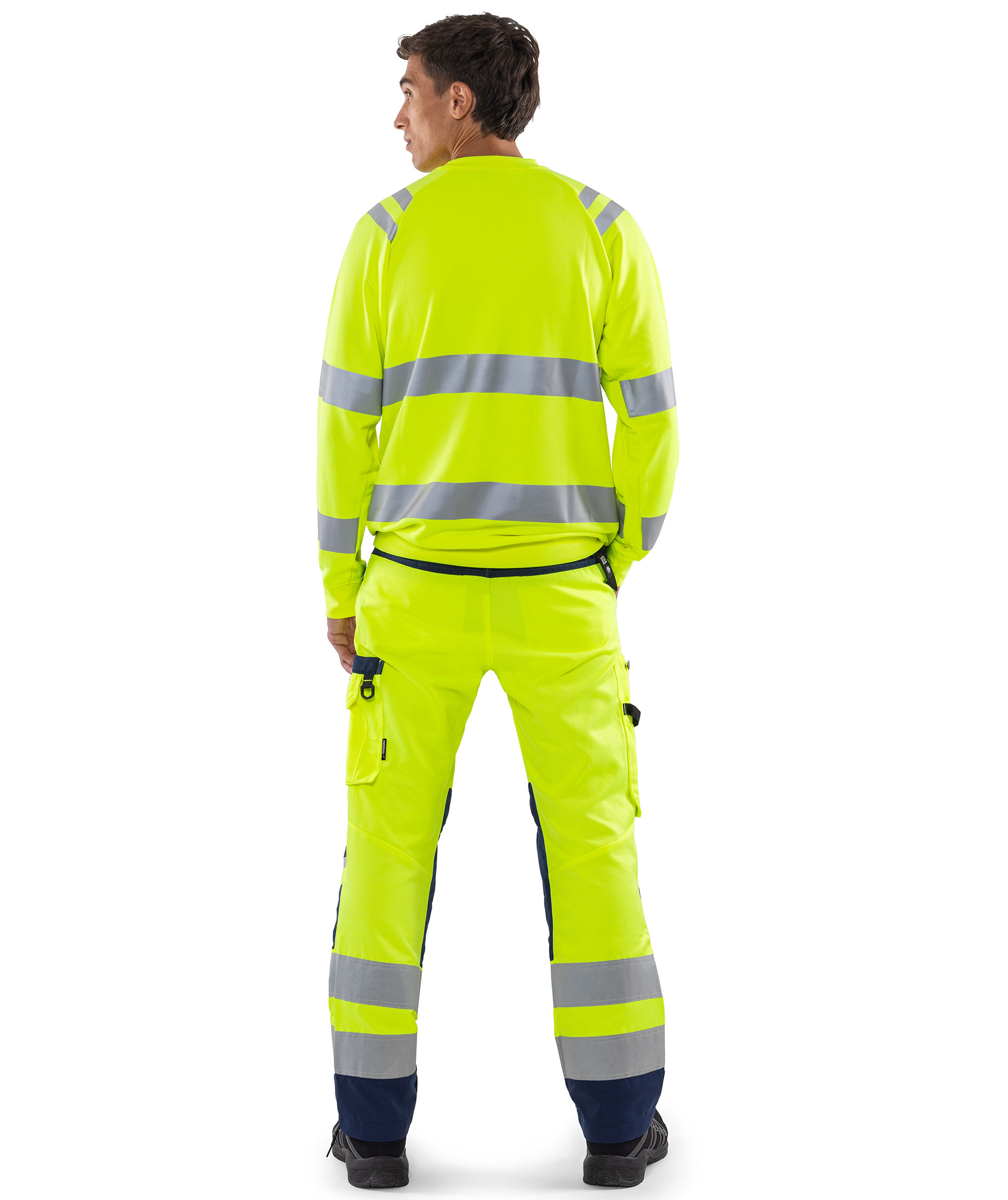 Fristads Sweatshirt 7862 GPSW, Hi-Vis Gelb, large image number 3