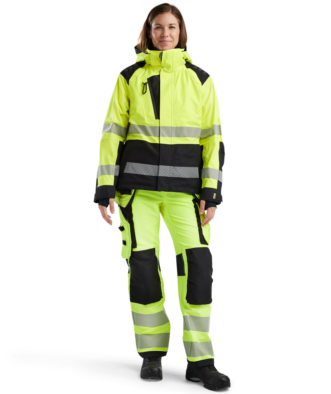 Bl&aring;kl&auml;der women's shell jacket, Hi-vis Yellow/Black, large image number 1