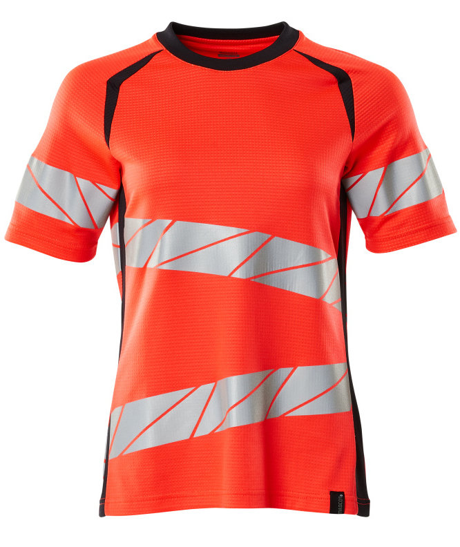 Mascot Accelerate Safe dame T-skjorte, Hi-Vis R&oslash;d/M&oslash;rk Marine, Hi-Vis R&oslash;d/M&oslash;rk Marine, swatch