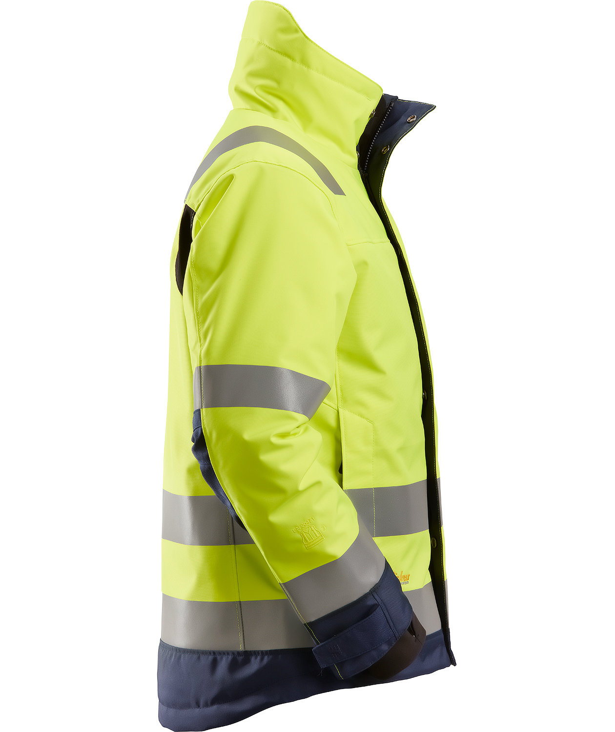 Snickers AllroundWork 37.5&reg; vinterjacka 1130, Varsel gul/marinbl&aring;, large image number 3