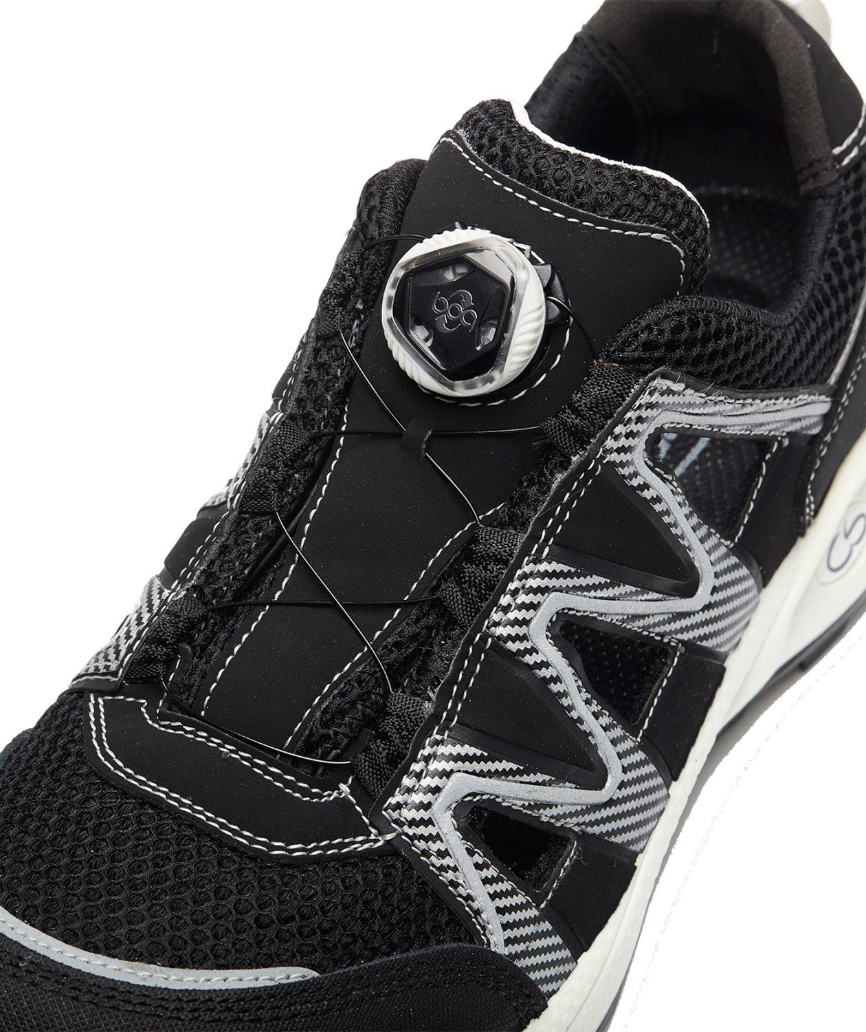 Grisport 70166 safety sandals S1P, Black/White, large image number 2