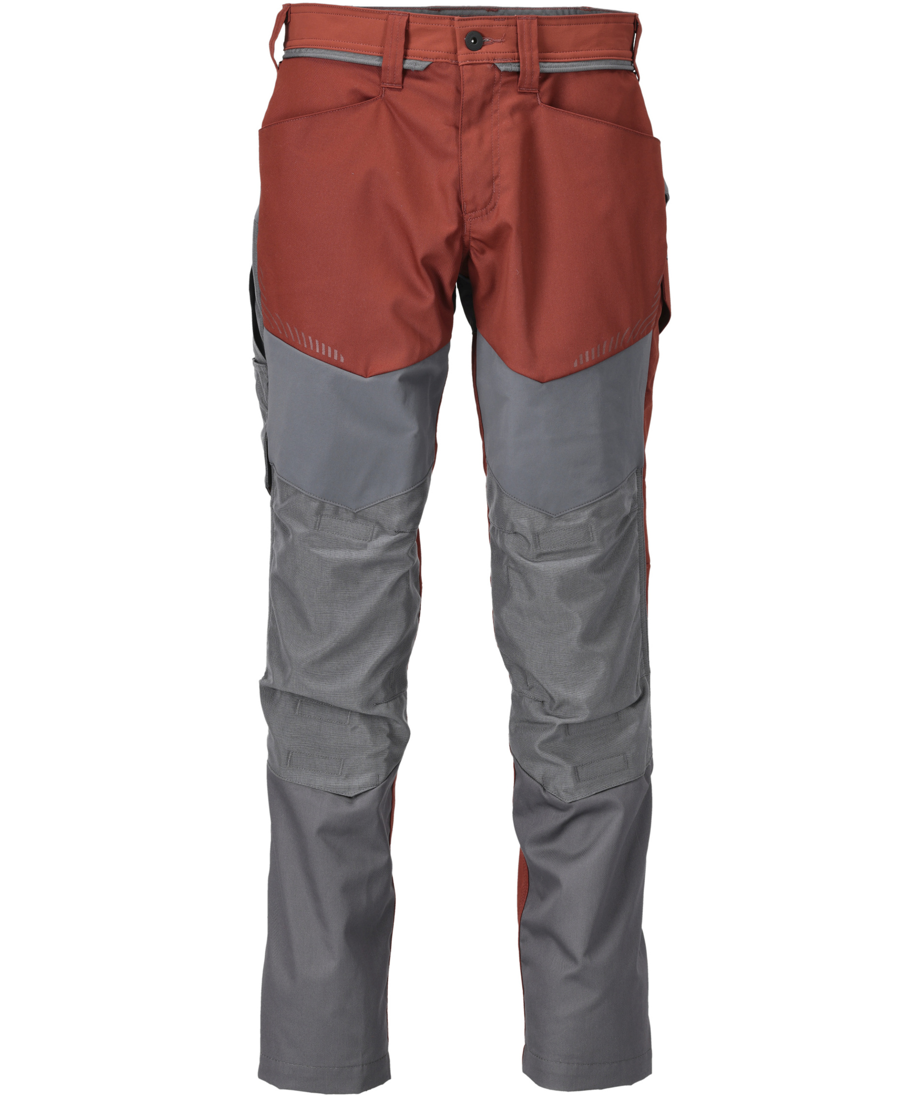 Mascot Customized arbeidsbukse, H&oslash;str&oslash;d/steingr&aring;, H&oslash;str&oslash;d/steingr&aring;, swatch