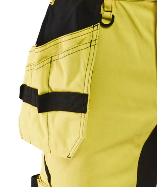 Bl&aring;kl&auml;der craftsman trousers, Hi-vis Yellow/Black, large image number 3