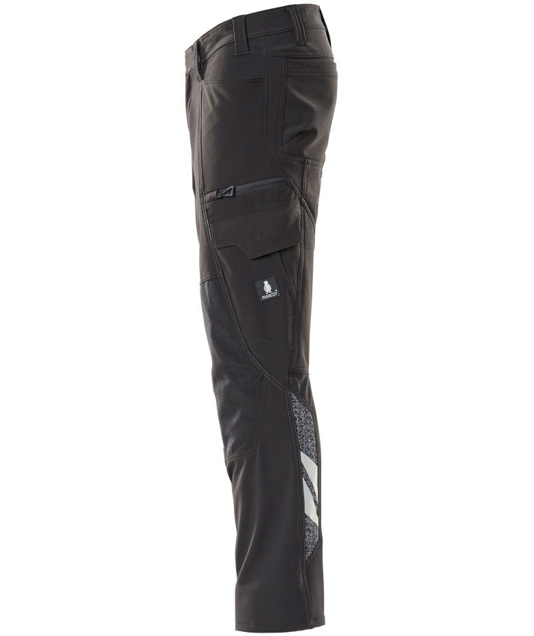 Mascot Accelerate arbejdsbukser full stretch, Sort, large image number 3