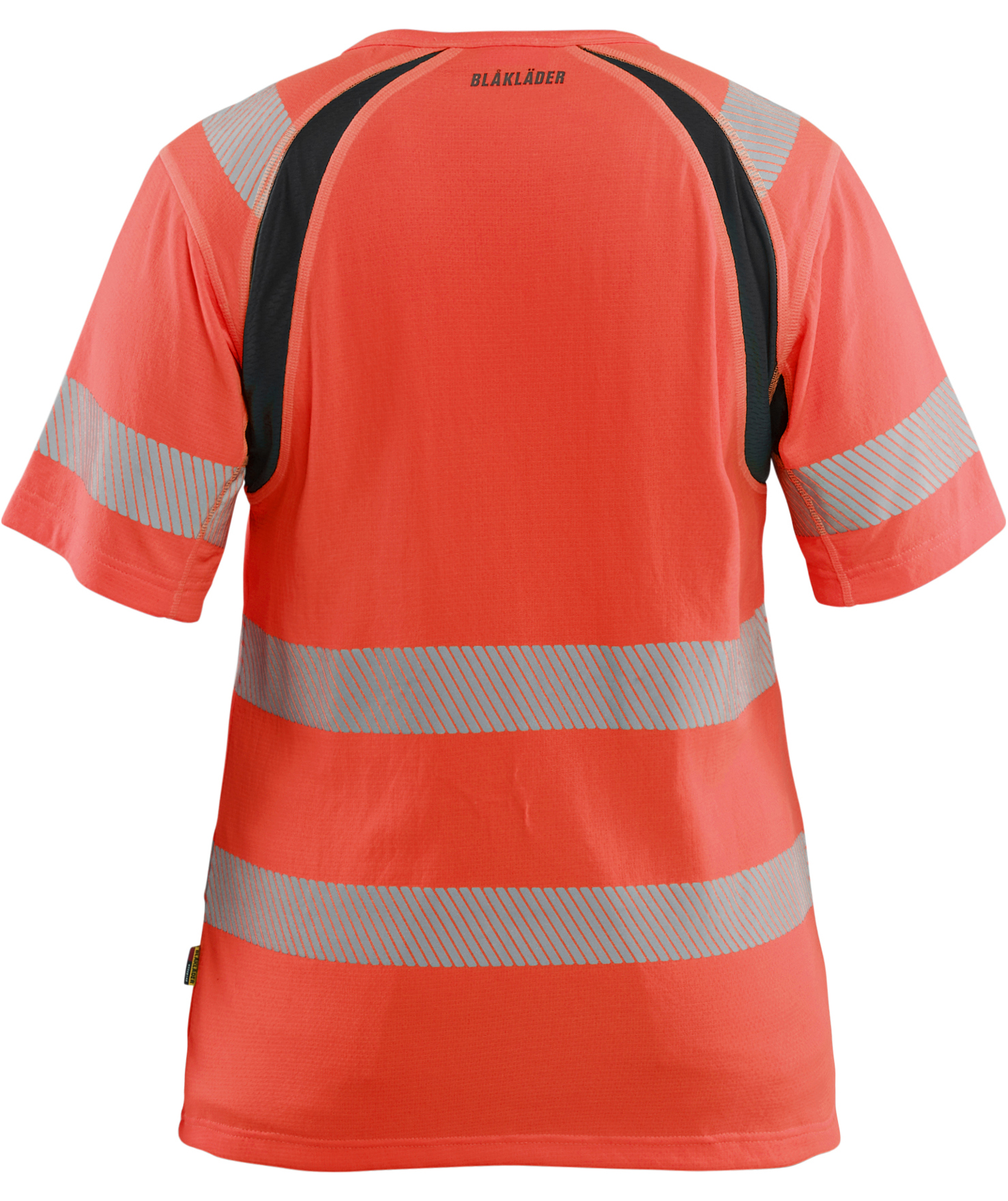 Bl&aring;kl&auml;der women's T-shirt, Hi-Vis red/black, large image number 2