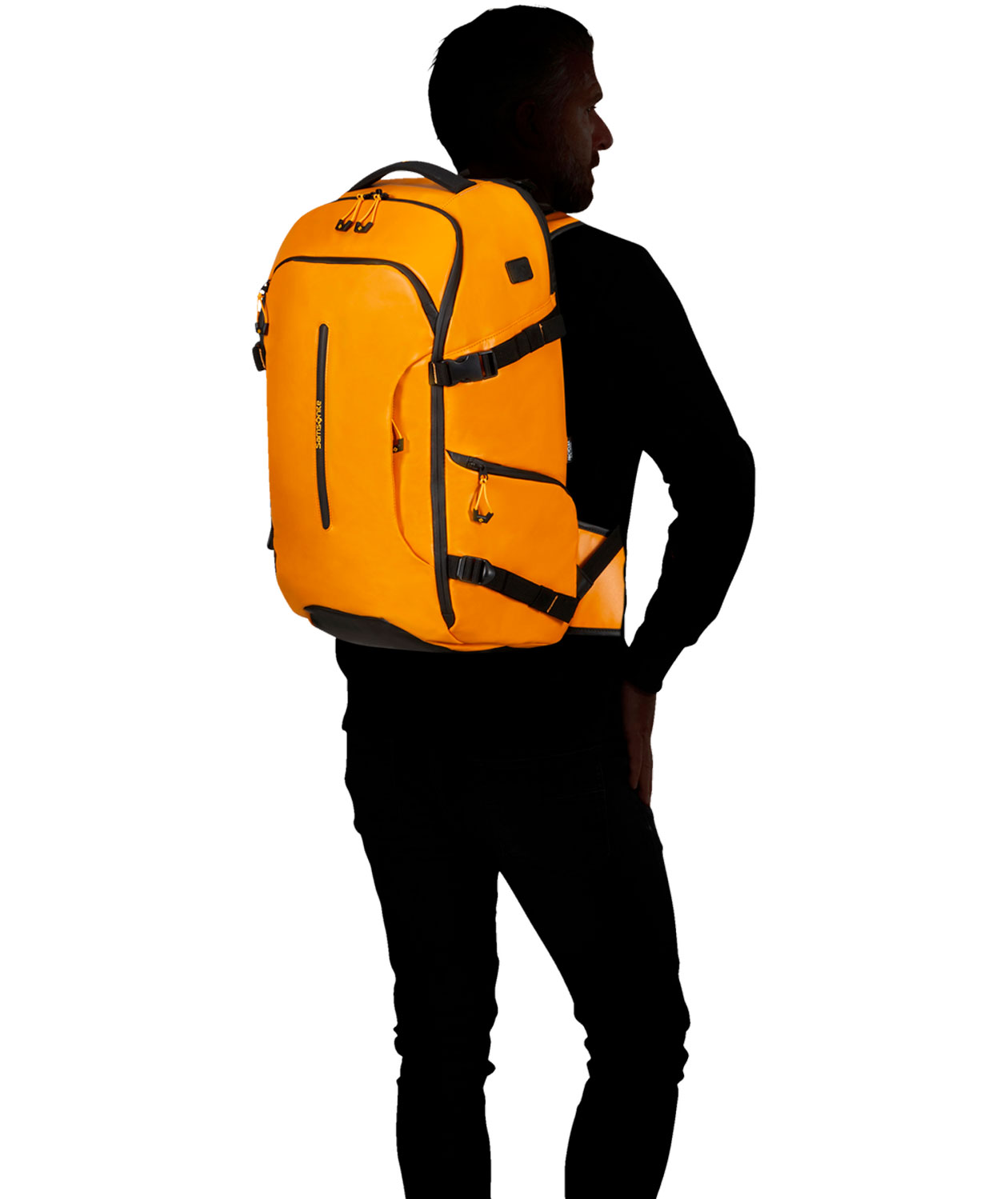 Samsonite Ecodiver Travel rygs&aelig;k 38L, Gul, Gul, large image number 4