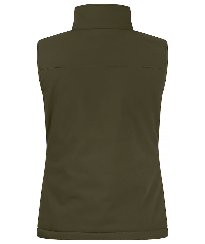 Clique foret dame softshellvest, Fog Green