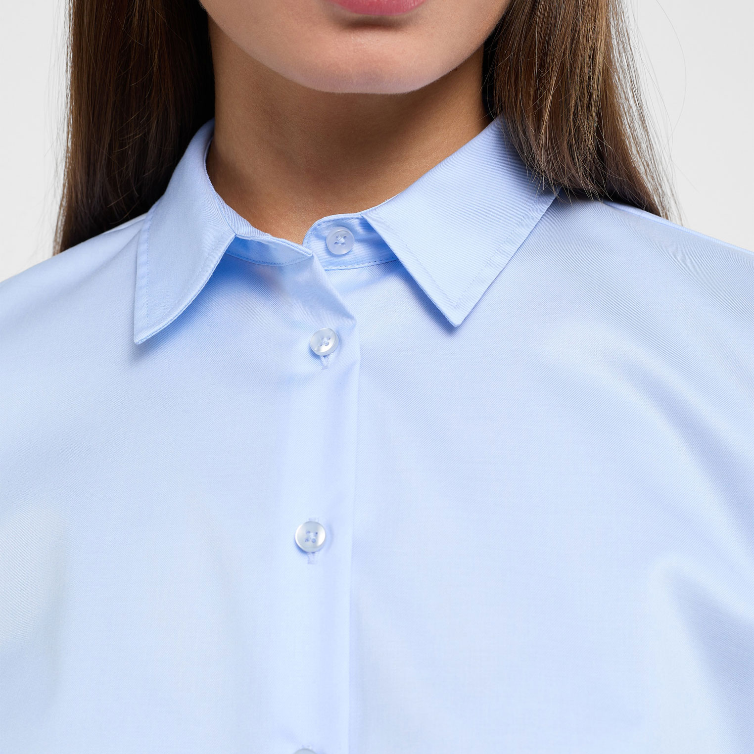 Eterna Cover modern fit Damenhemd, Hellblau, large image number 3