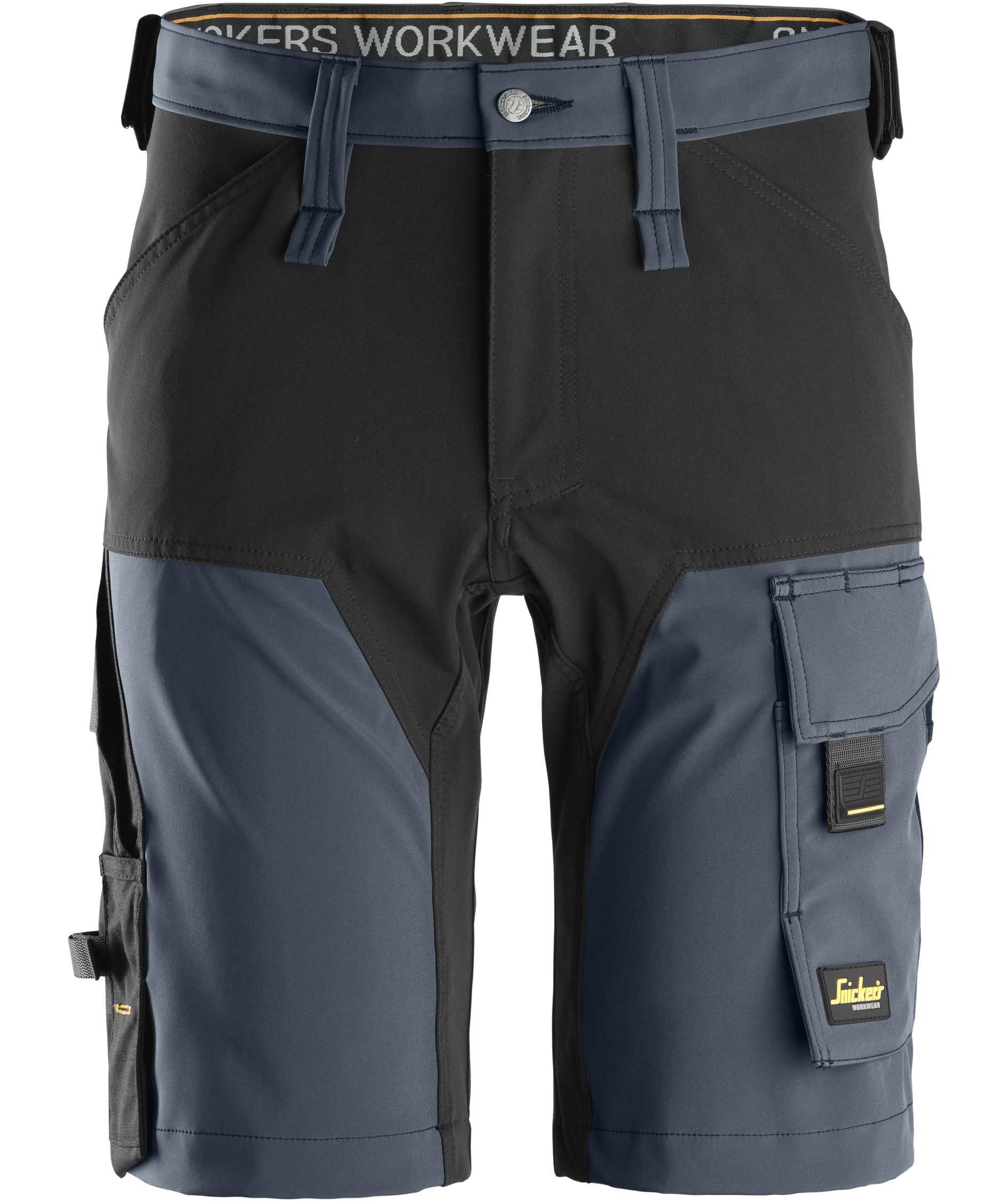 Snickers AllroundWork arbeidsshorts 6173 full, Navy/black, Navy/black, swatch