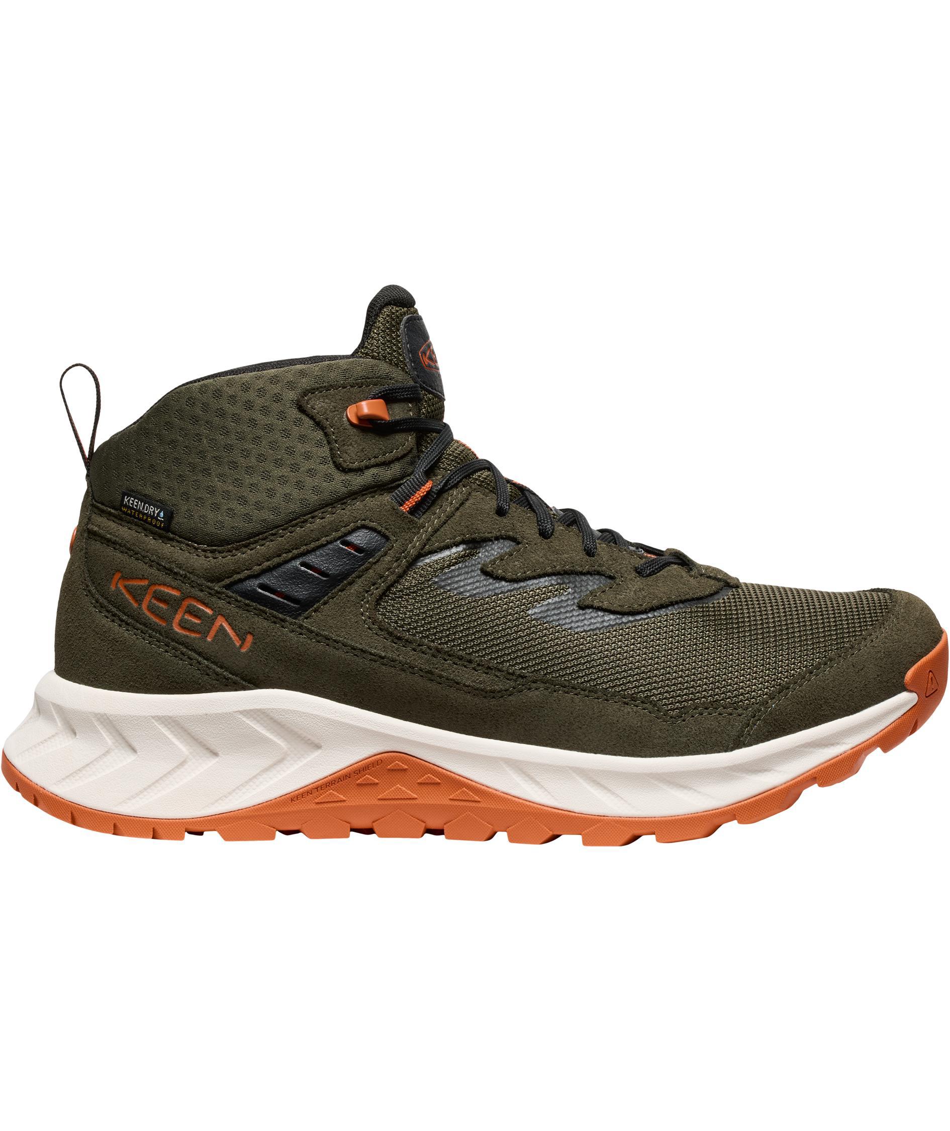 Keen Hightrail Mid WP vandrark&auml;ngor, Forest night/gold flame