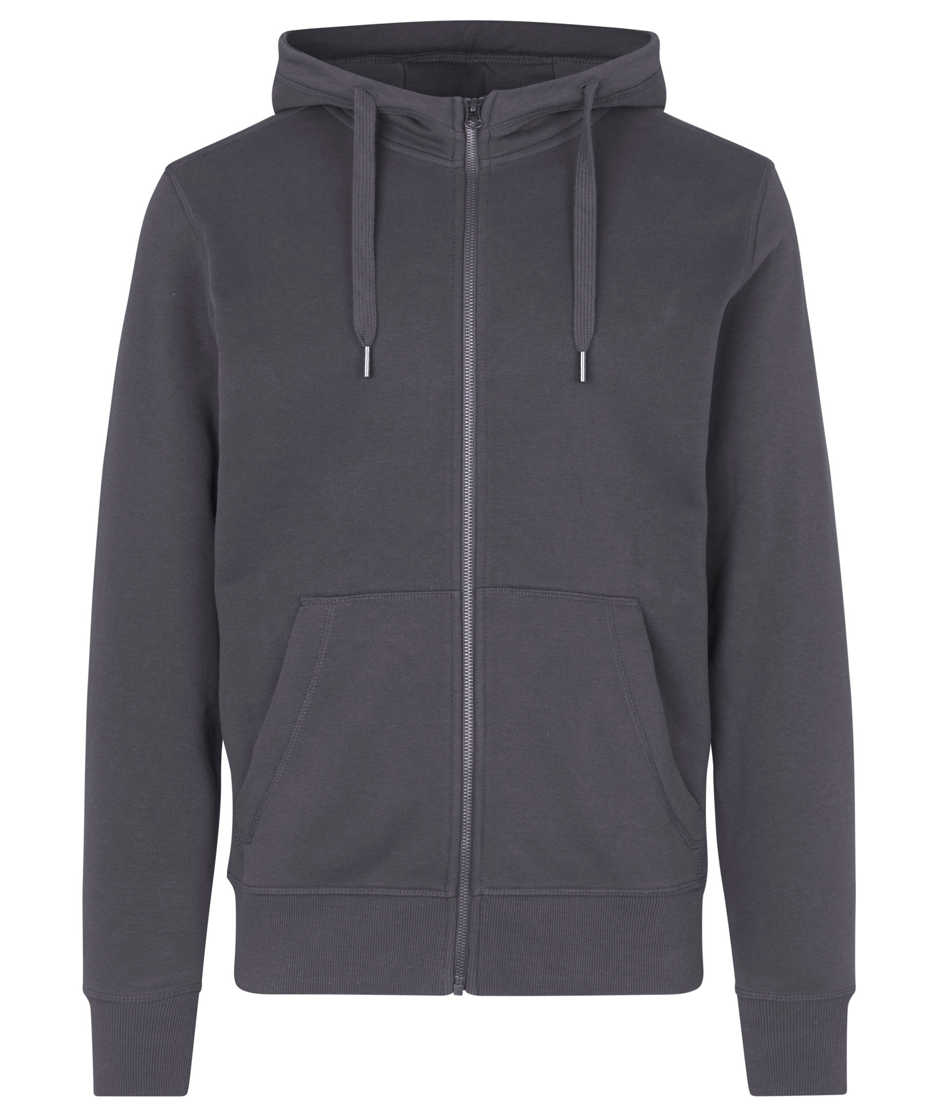ID Core hoodie med dragkedja, Silver Grey, Silver Grey, swatch