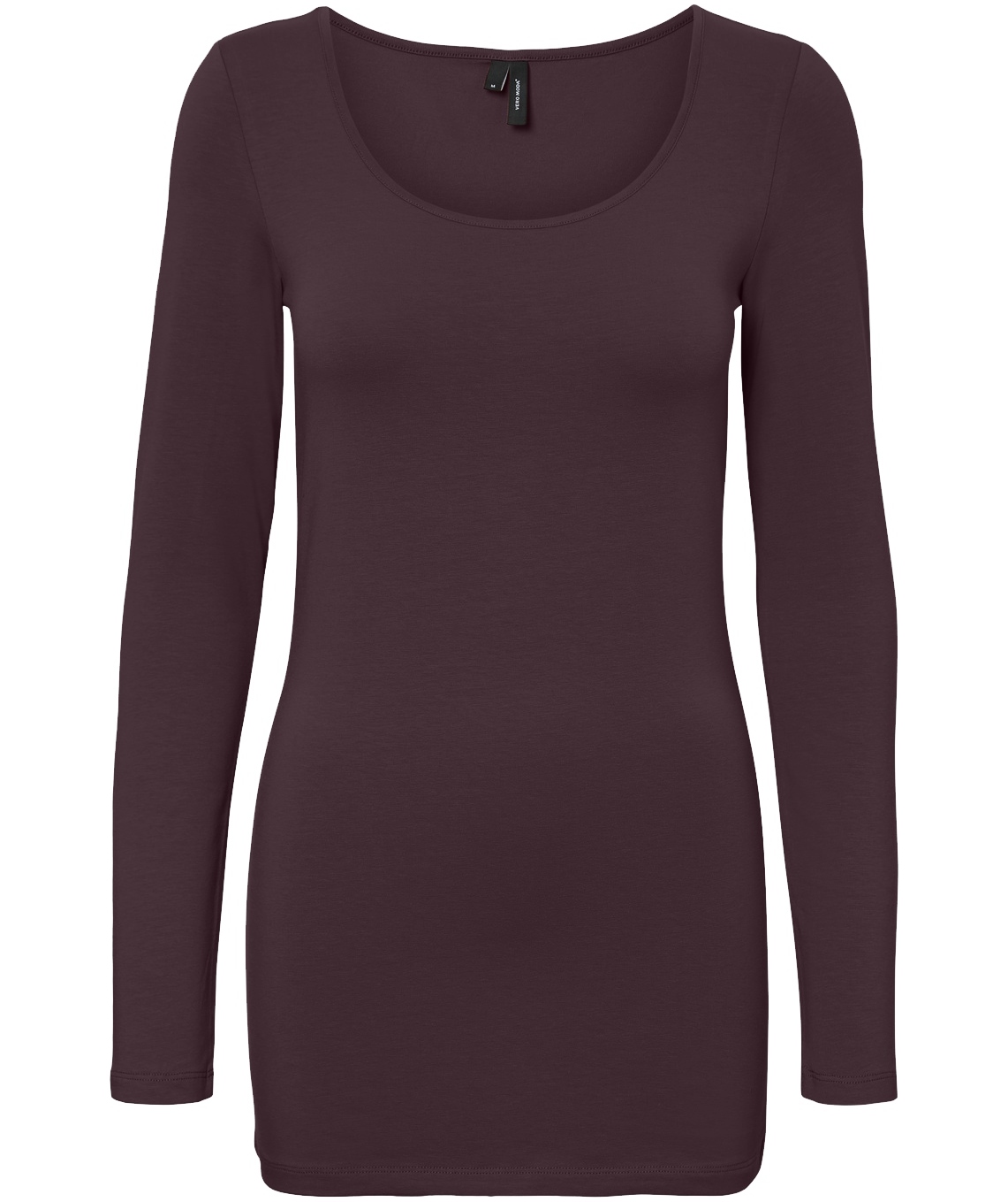 Vero Moda VMMAXI MY SOFT l&aring;ng&auml;rmad l&aring;ng T-shirt dam, Winetasting, Winetasting, swatch